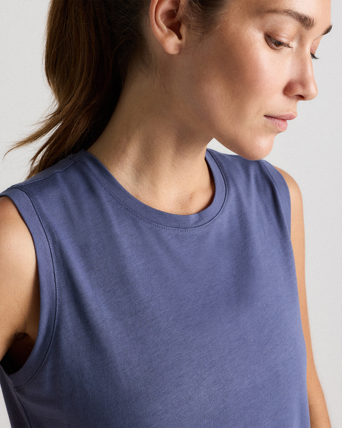 Cotton Modal Muscle Tank — Image 35