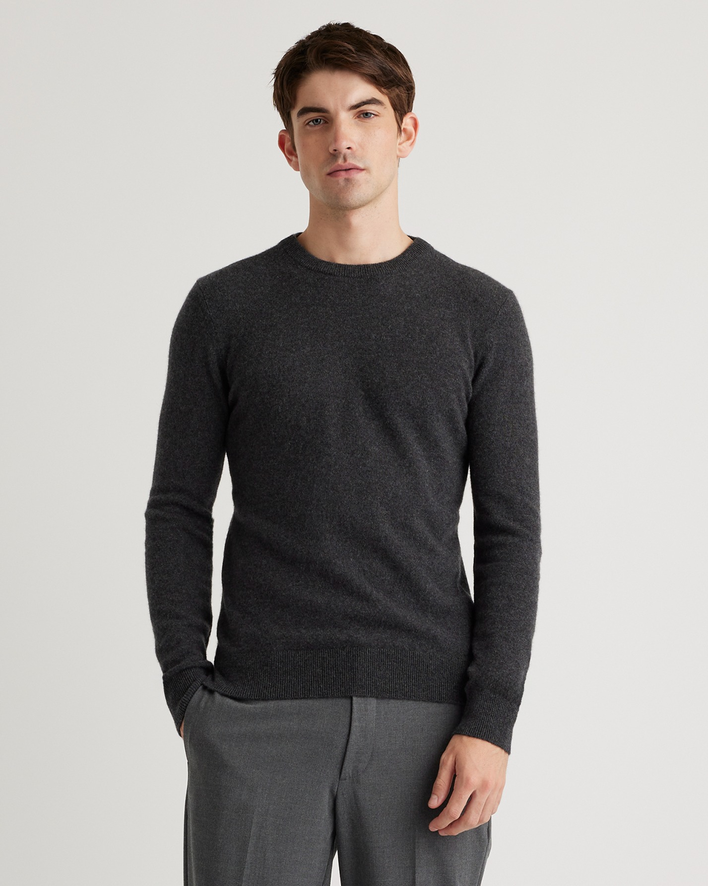 Mongolian Cashmere Crewneck Sweater — Image 55