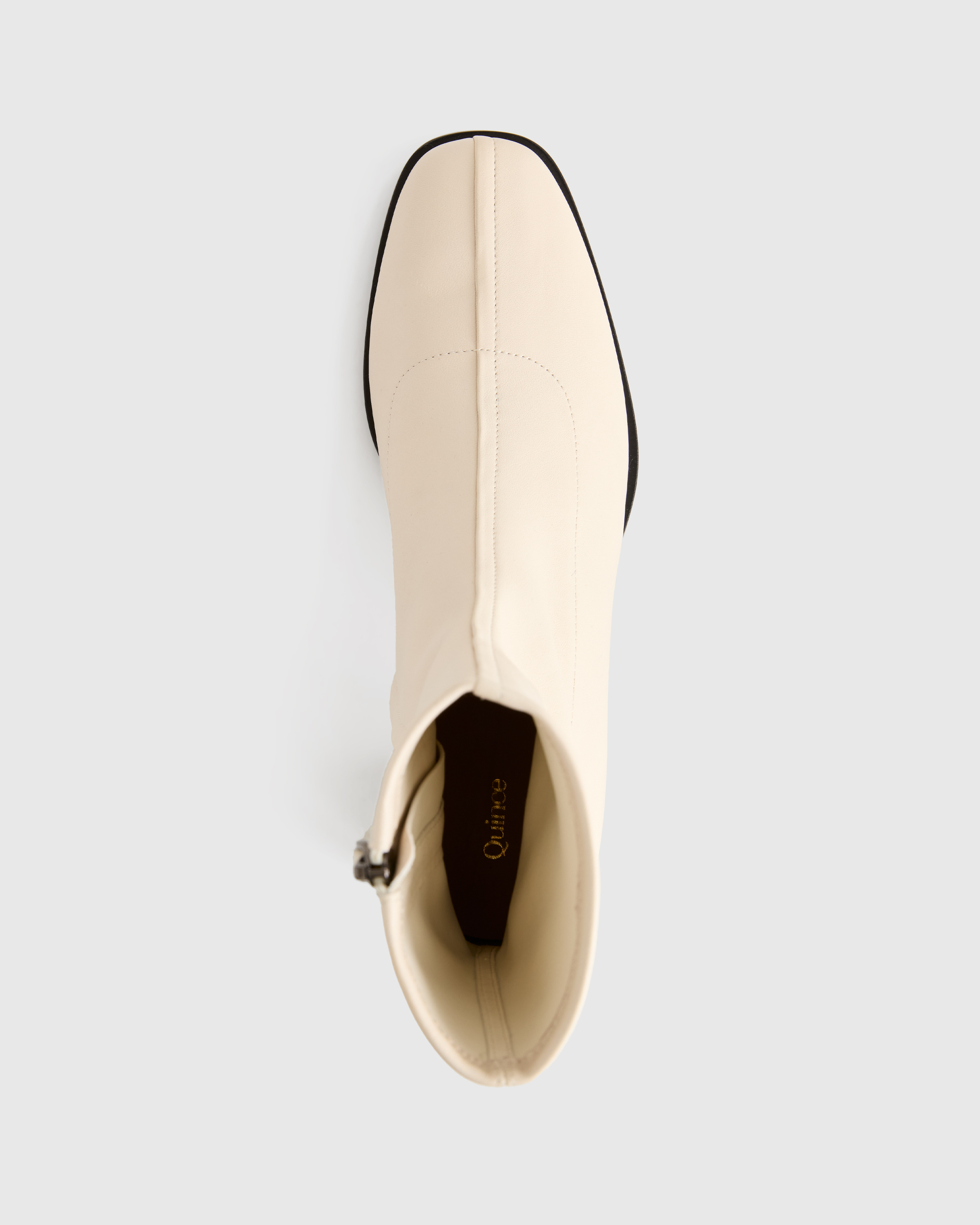 Italian Leather Stretch Sock Bootie — Image 9