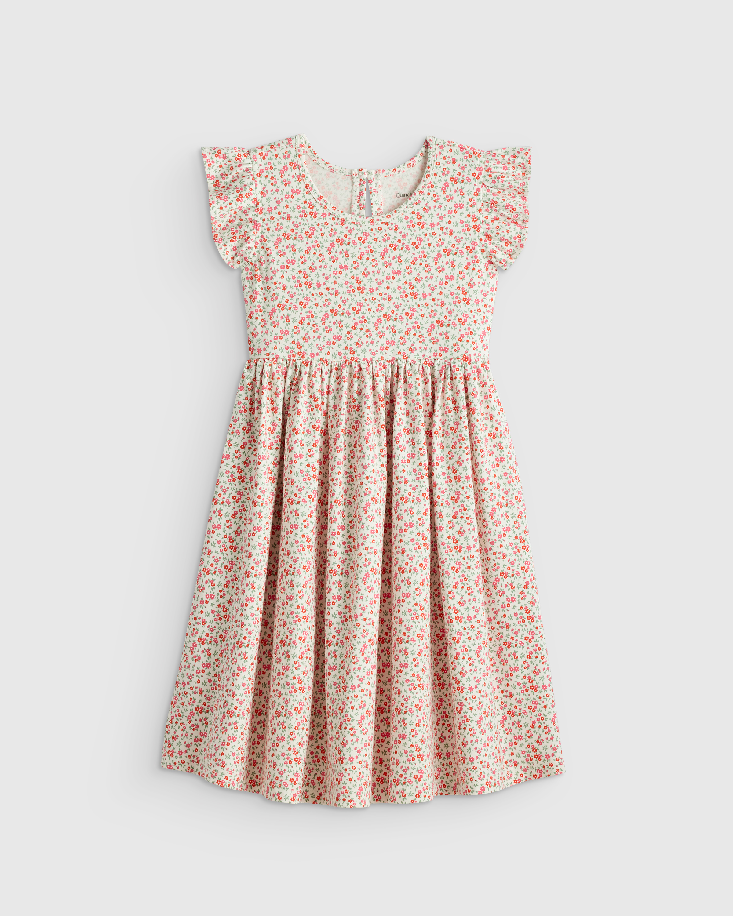 Organic Cotton Sleeveless Ruffle Dress — Image 4