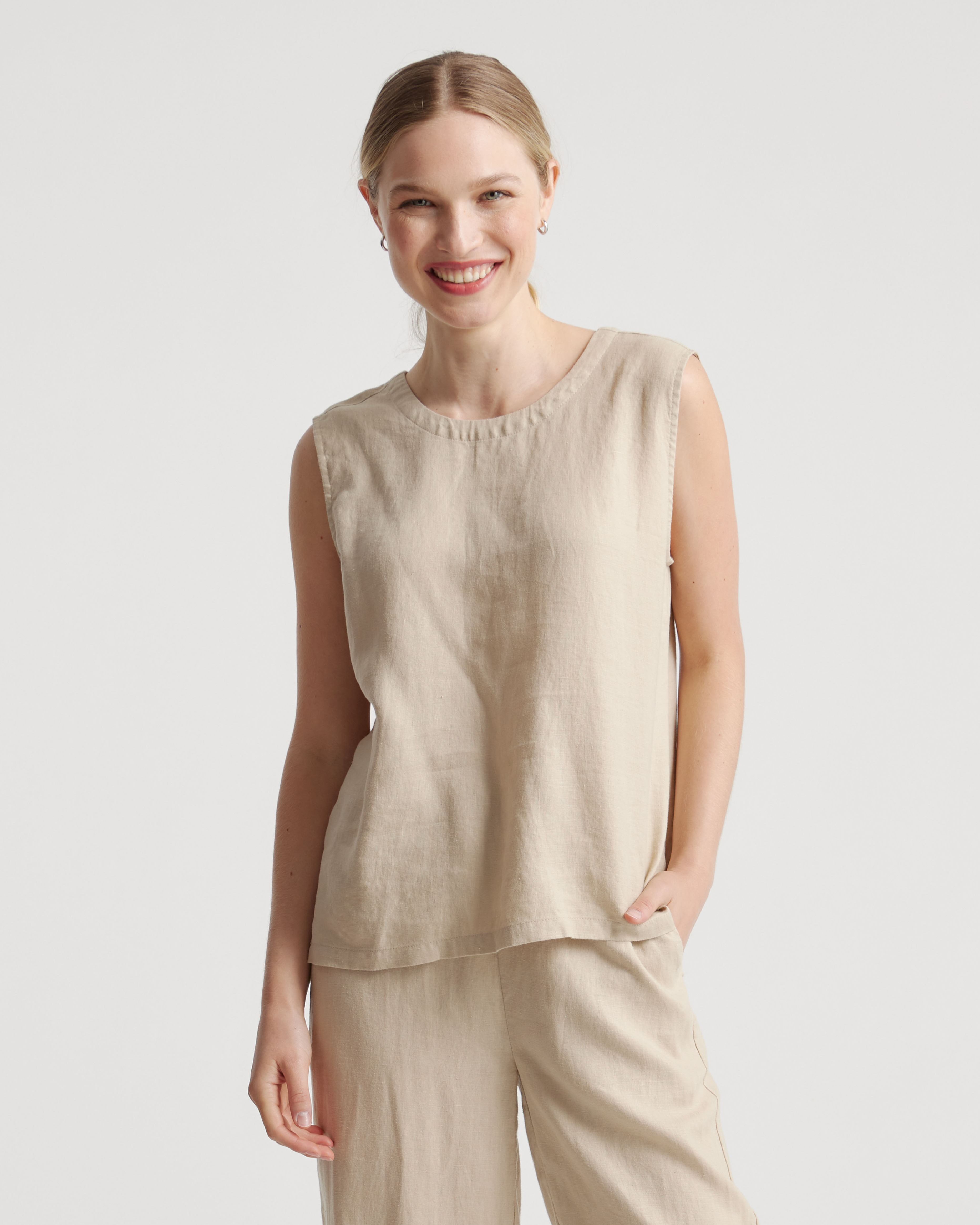 100% European Linen Tank — Image 18