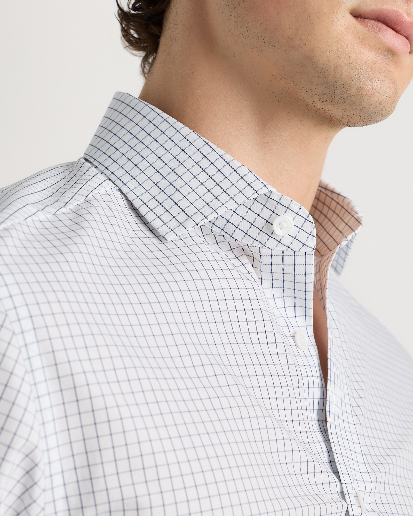 Organic Cotton Stretch Poplin Dress Shirt — Image 26
