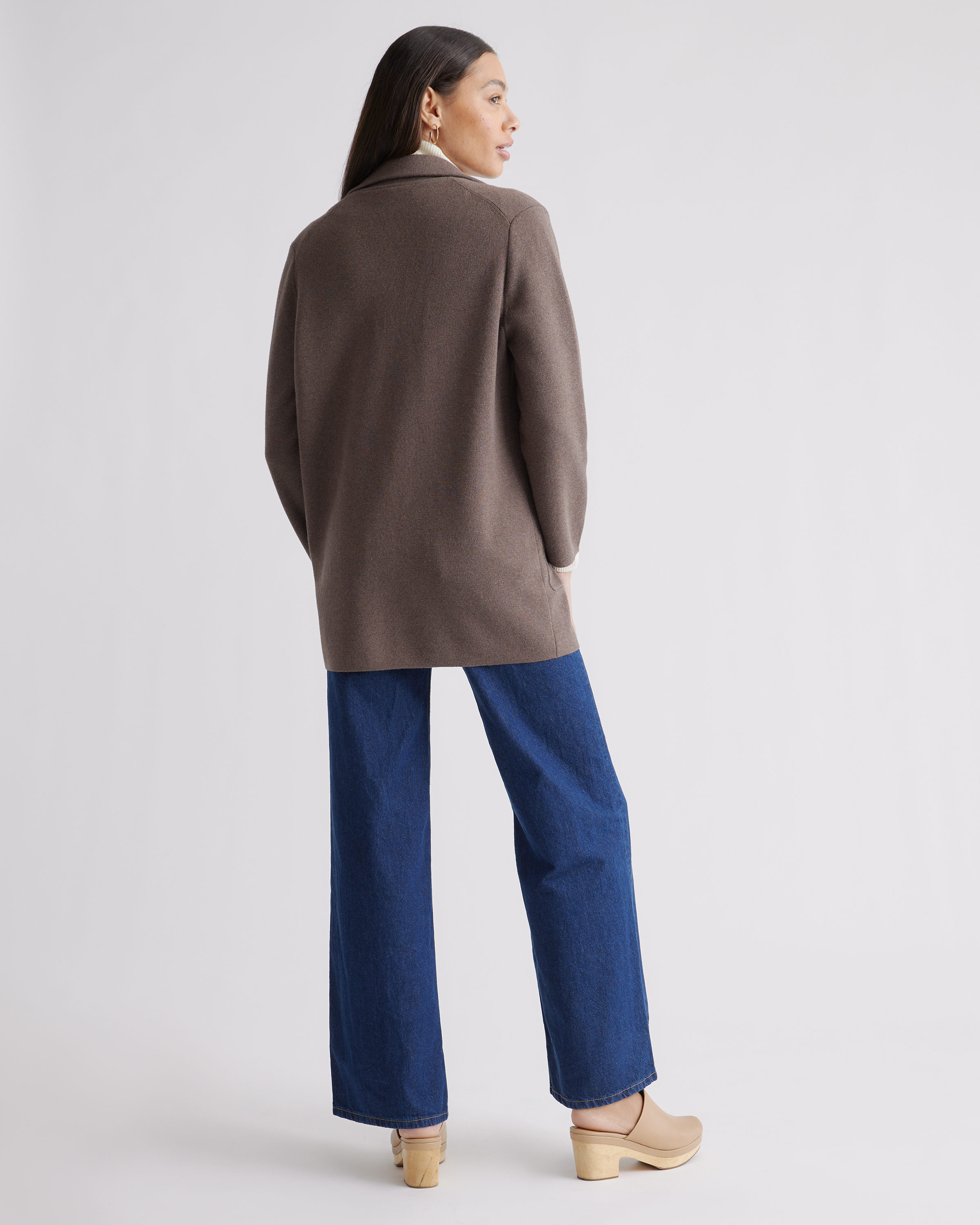 100% Organic Cotton Knit Blazer — Image 16