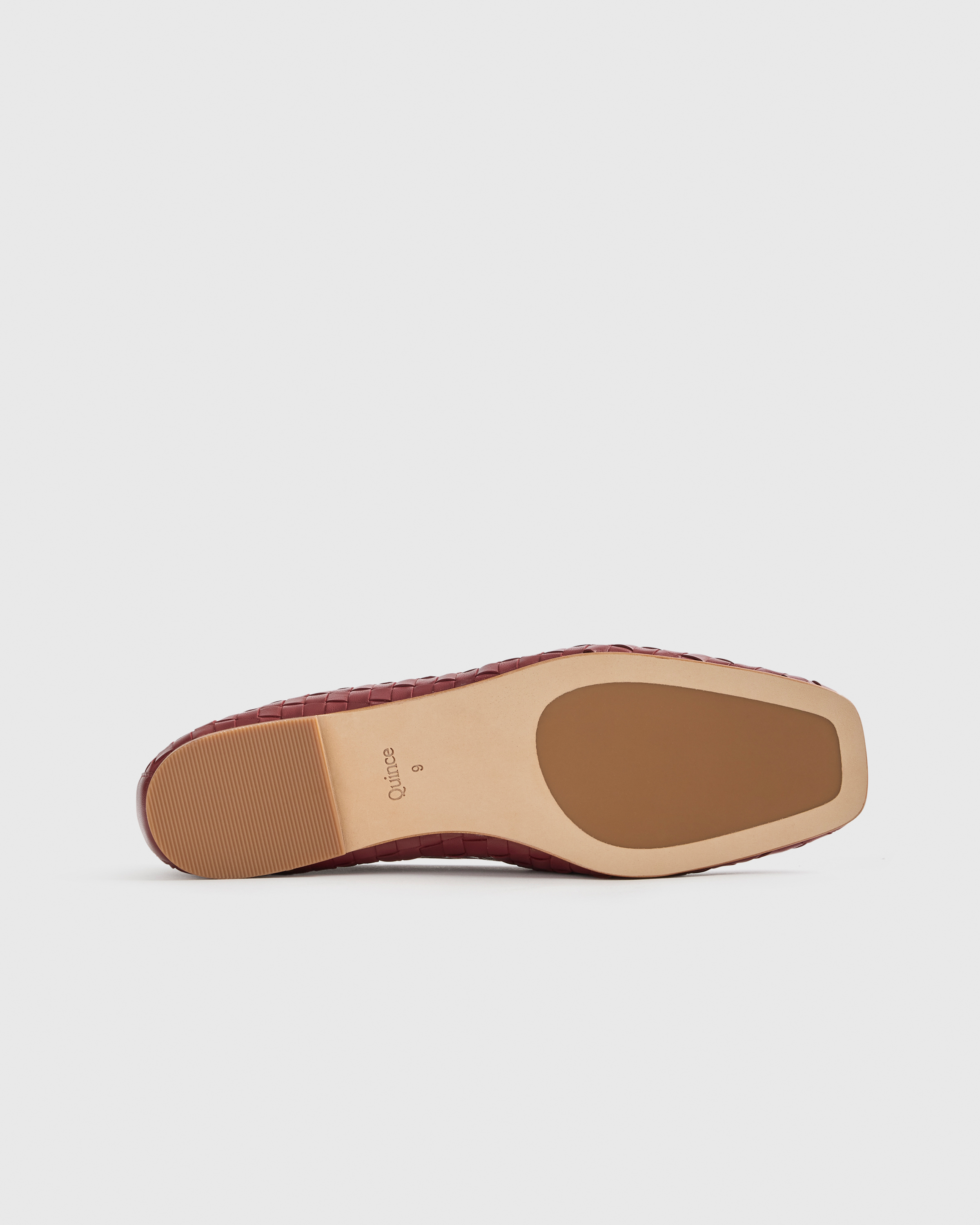 Italian Leather Handwoven Square Toe Ballet Flat — Image 17