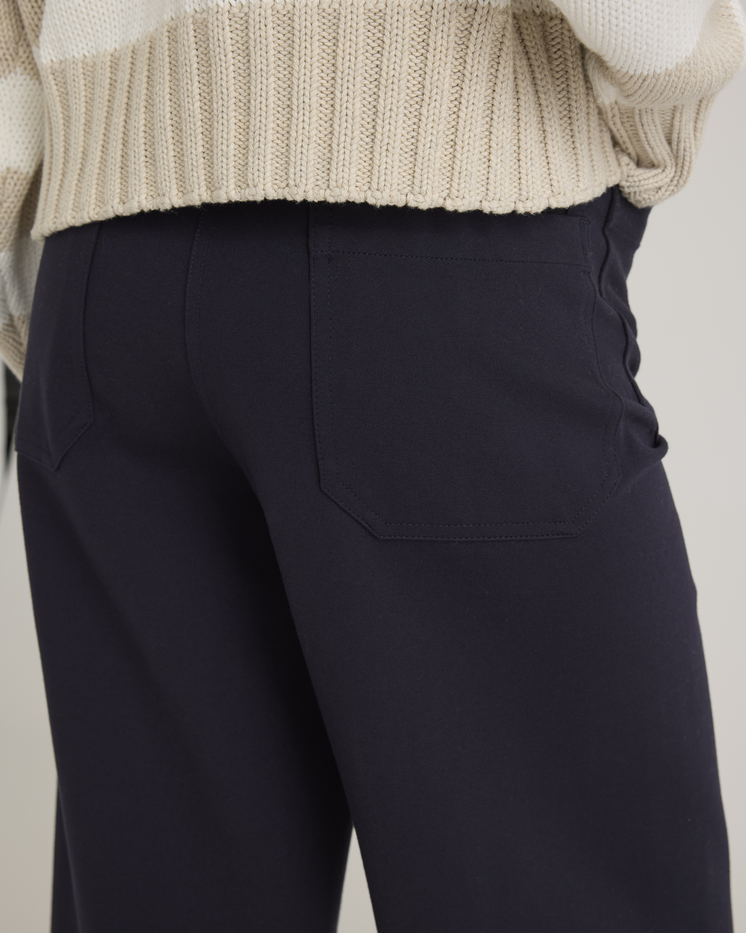 Ultra-Stretch Ponte Cropped Wide Leg Pants — Image 11