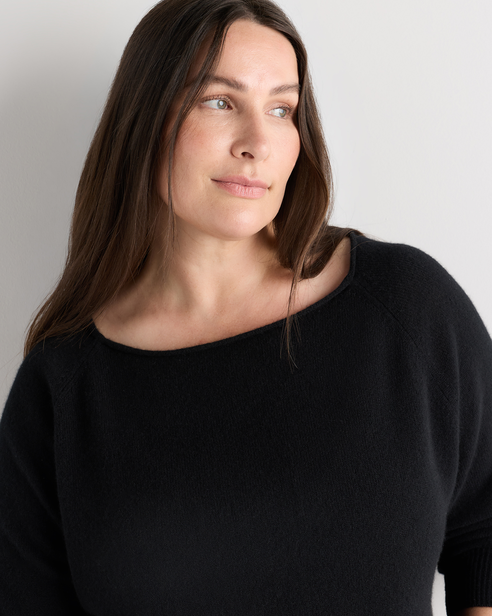 Mongolian Cashmere Boatneck Sweater — Image 8