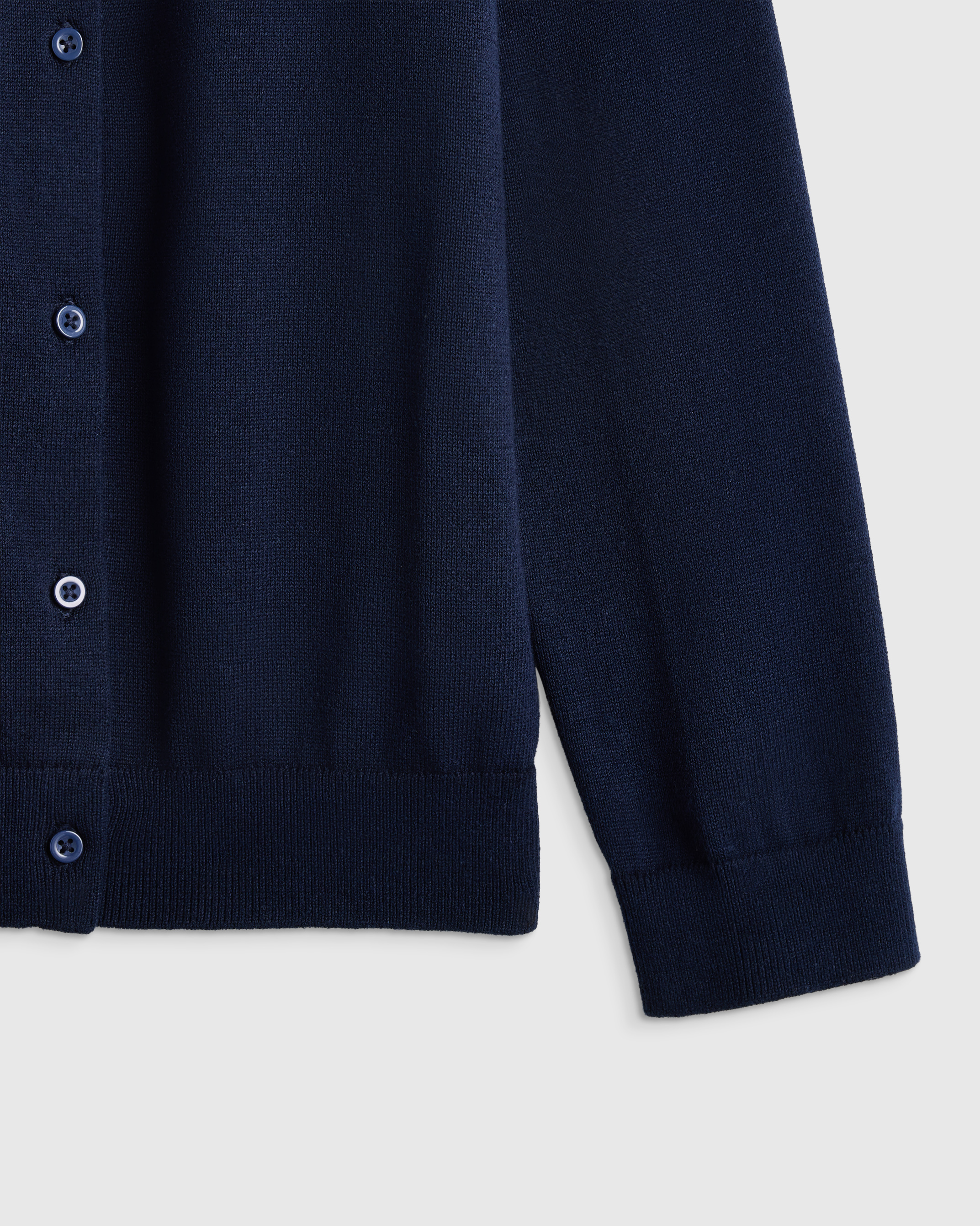 100% Organic Cotton Crewneck Cardigan — Image 5