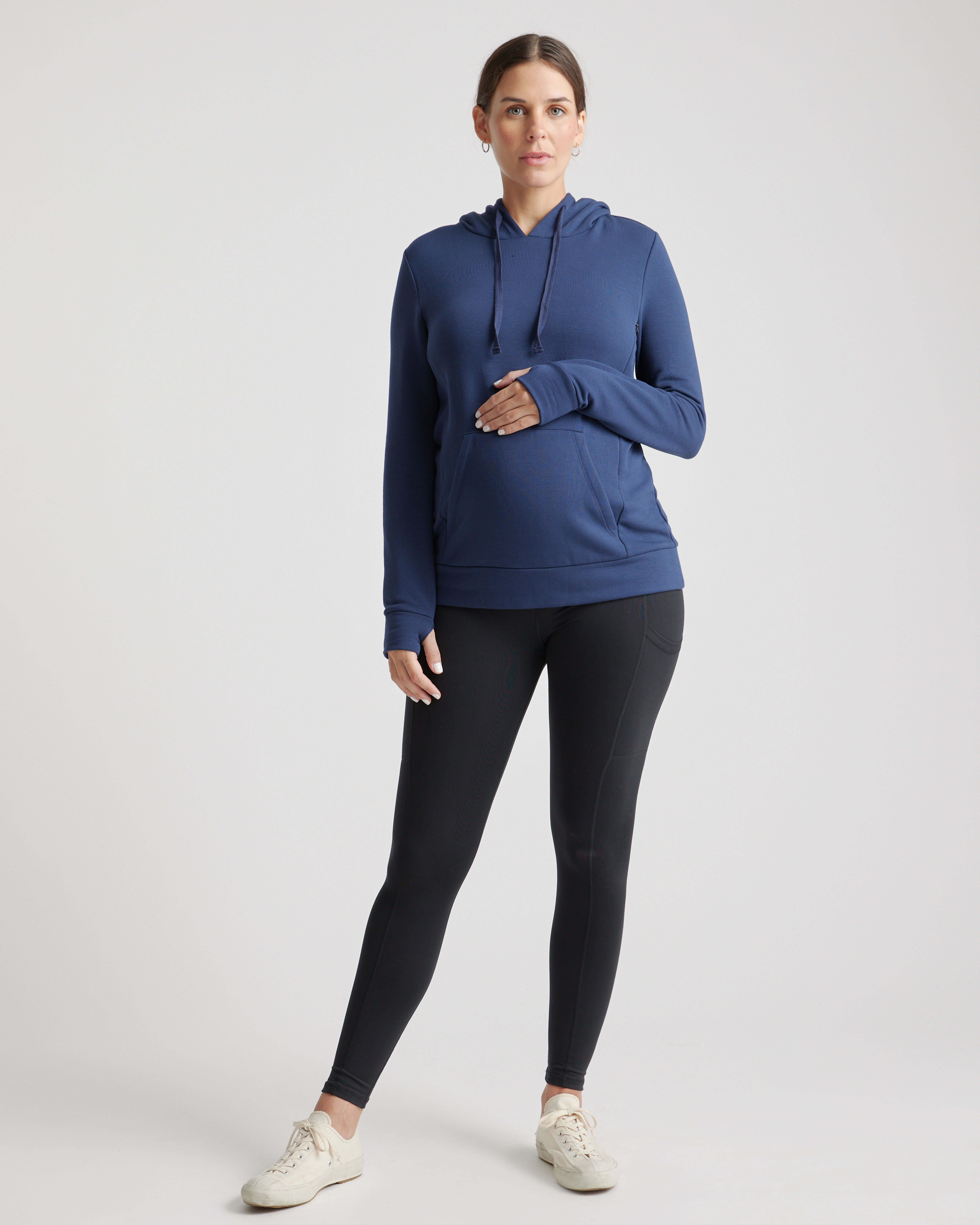 SuperSoft Fleece Maternity & Nursing Hoodie — Image 8