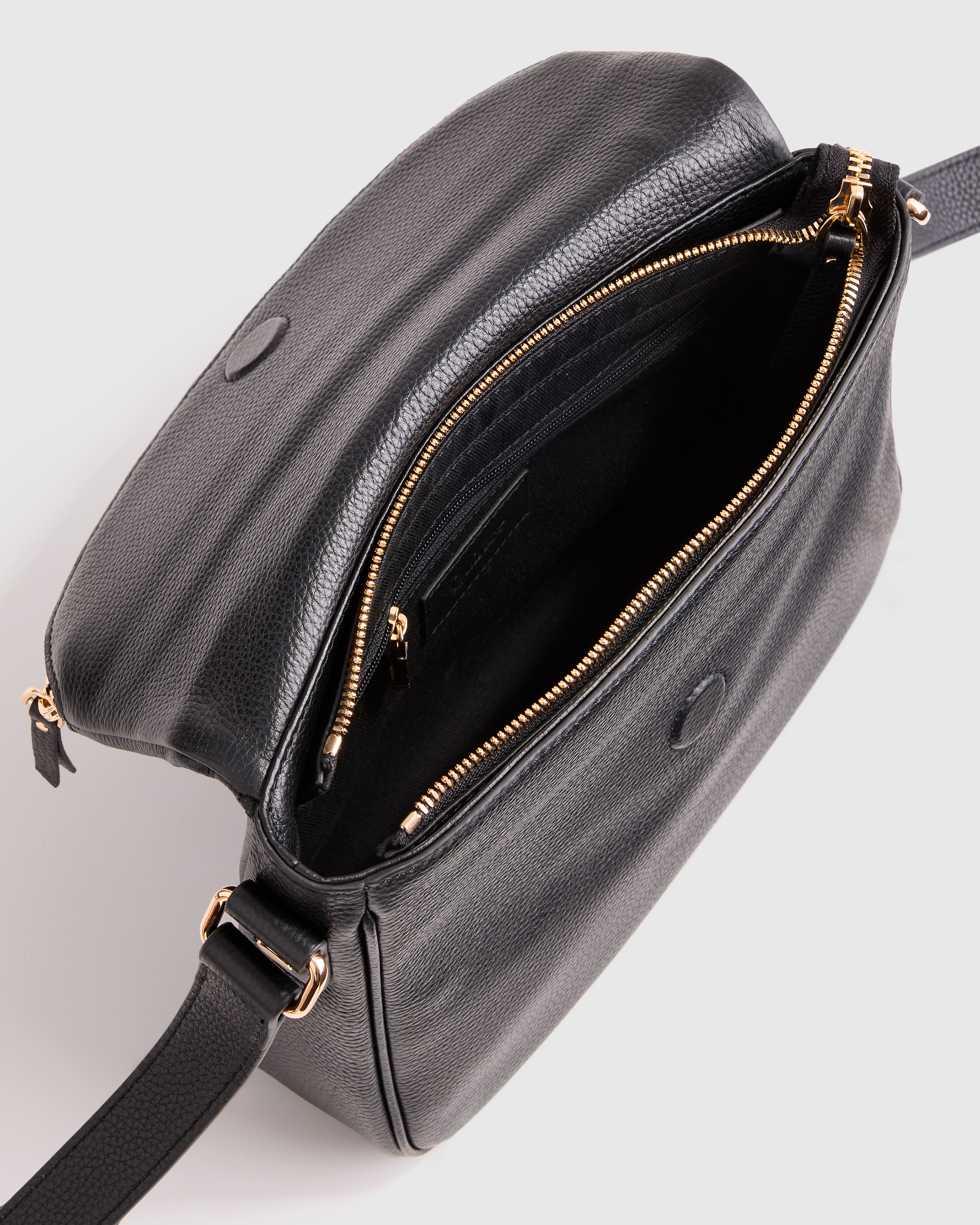 Italian Leather Foldover Crossbody — Image 5