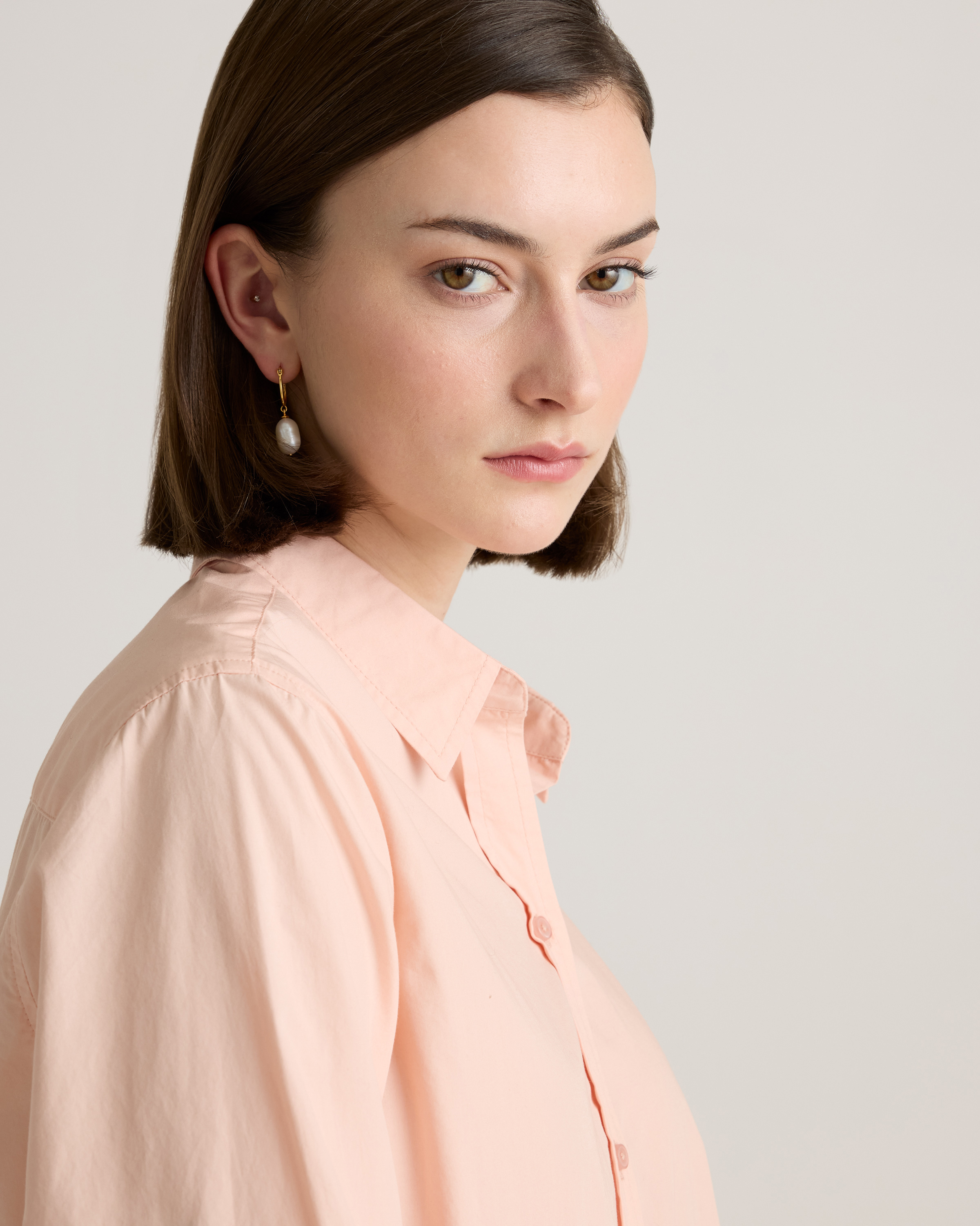 100% Organic Cotton Poplin Long Sleeve Shirt — Image 21