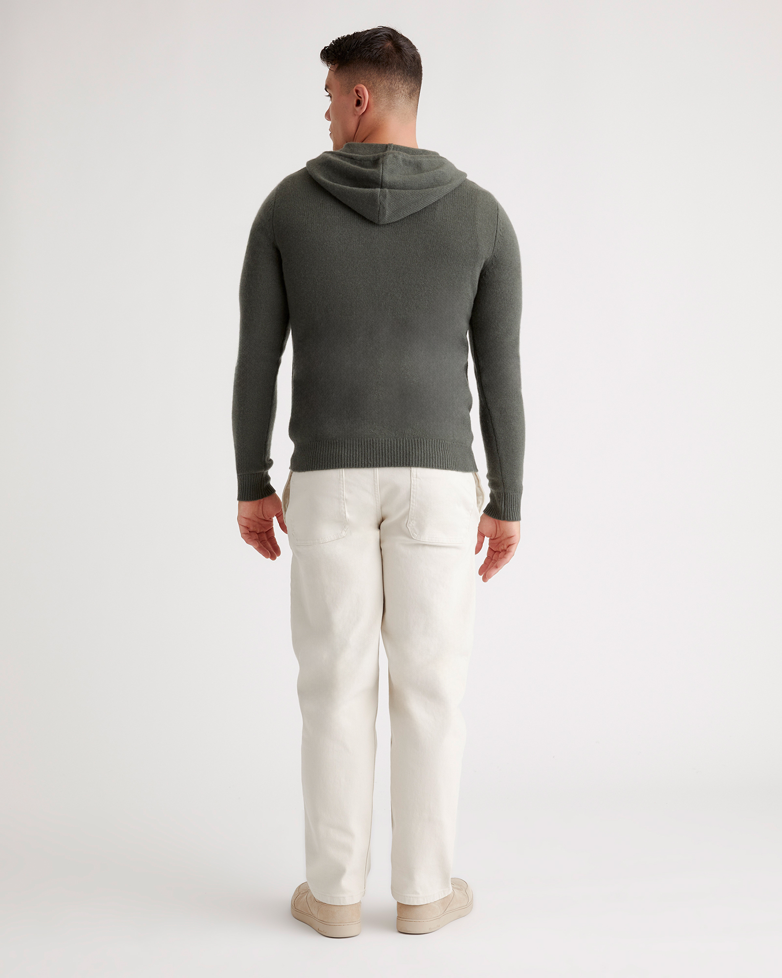 Mongolian Spring Cashmere Full-Zip Hoodie — Image 9