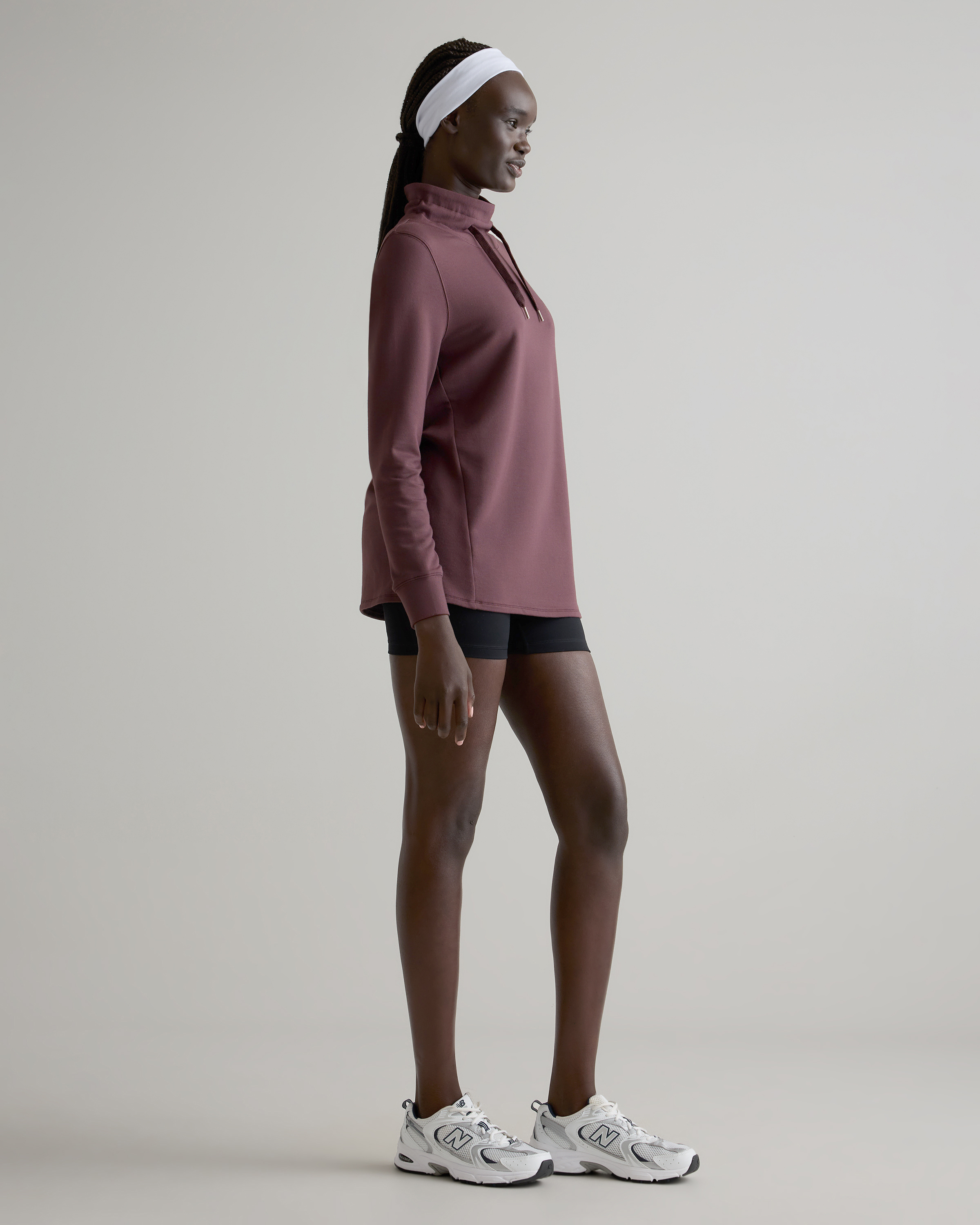 SuperSoft Fleece Mock Neck Pullover — Image 13