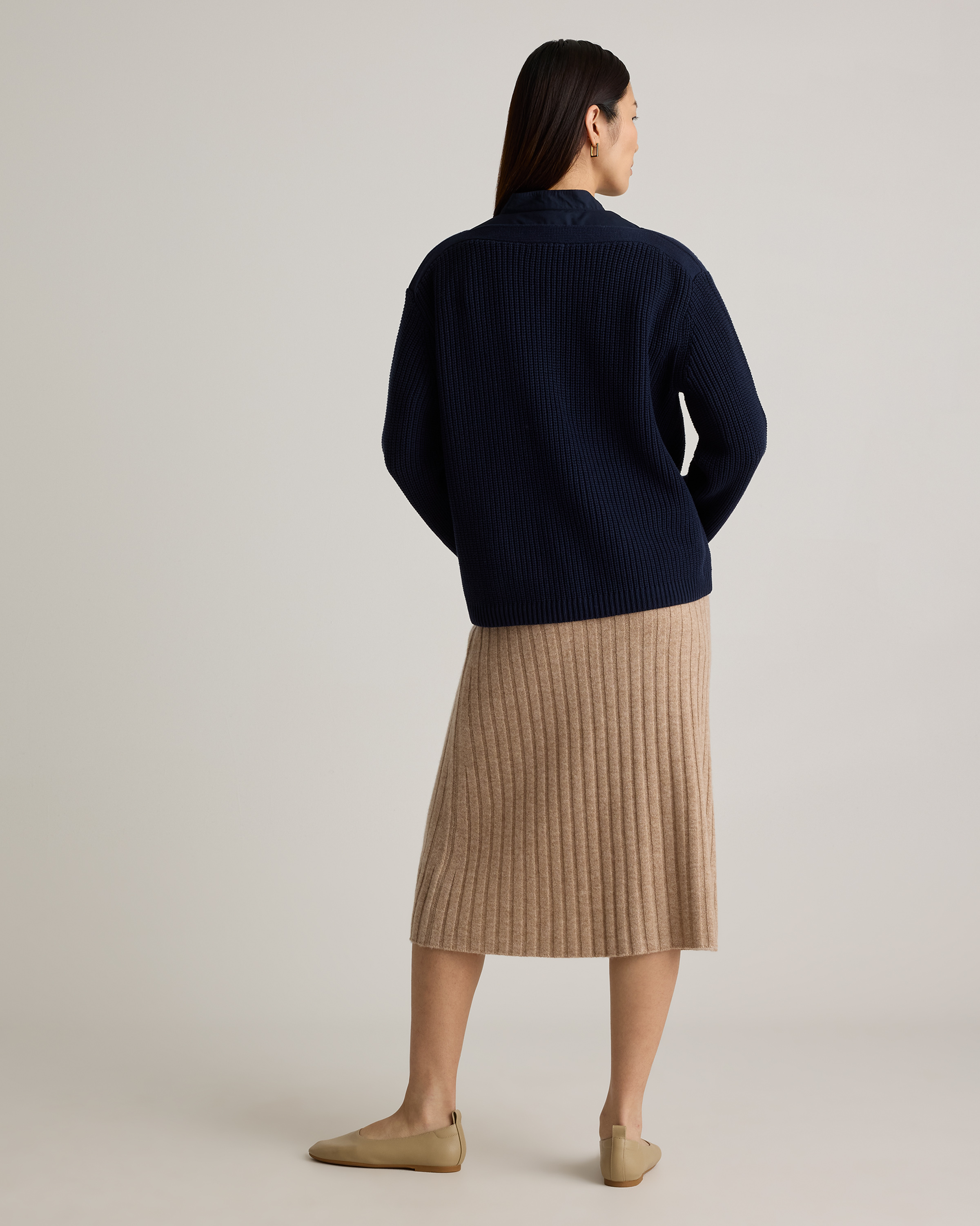 100% Organic Cotton Fisherman Boatneck Sweater — Image 33