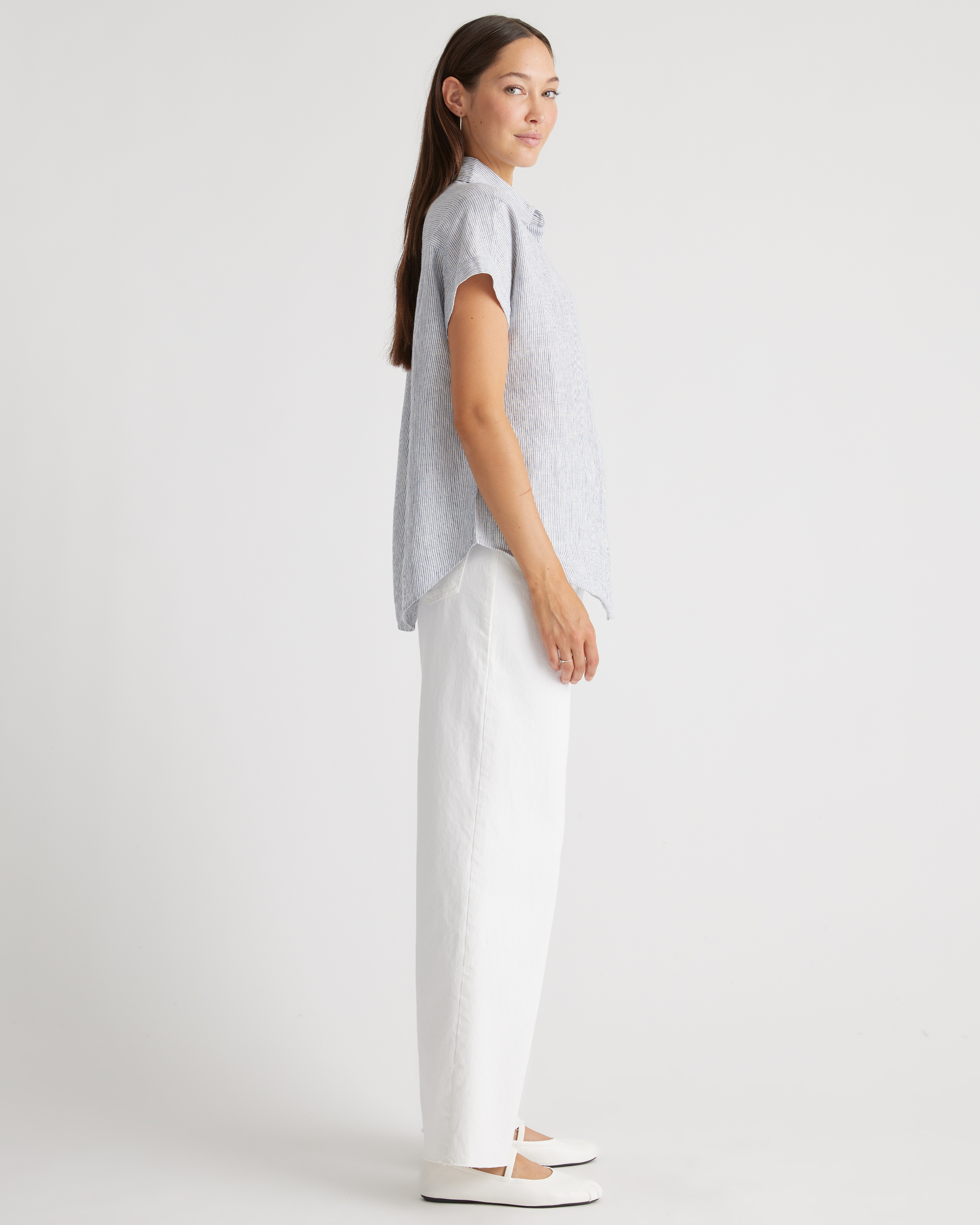 100% European Linen Camp Shirt — Image 23