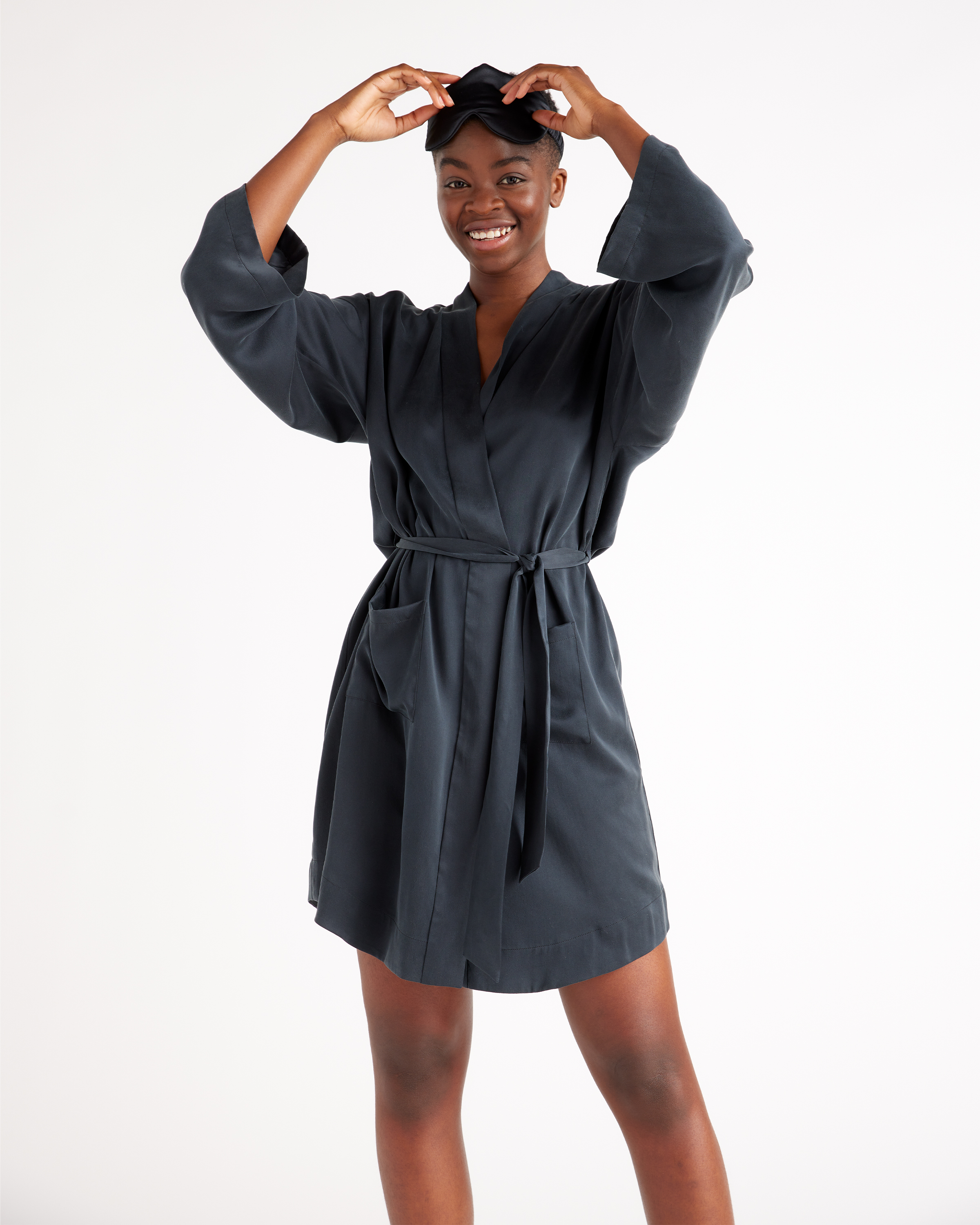 100% Washable Silk Robe — Image 5