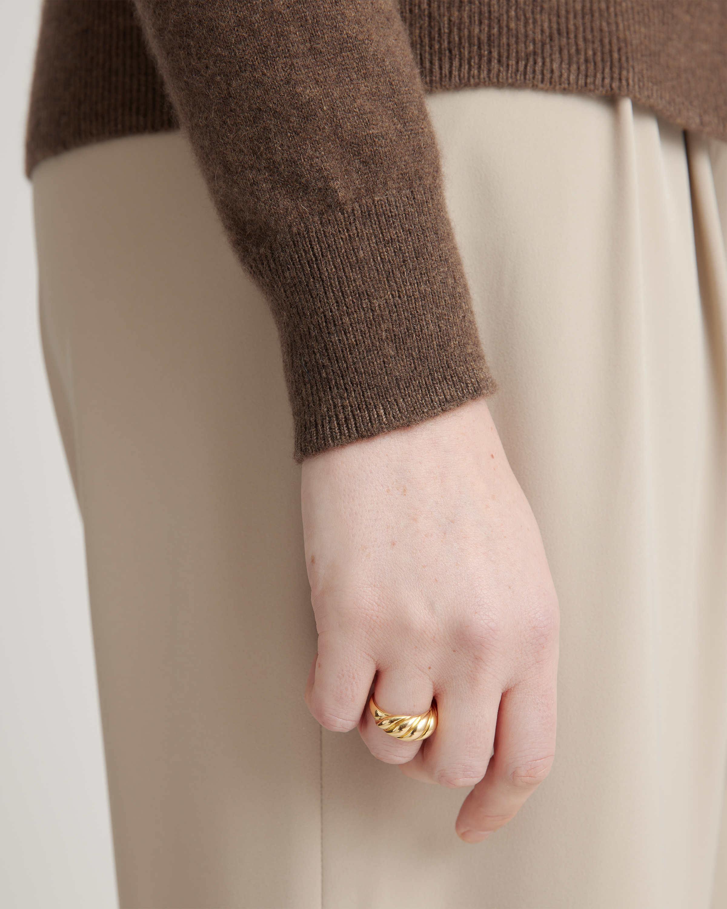 Mongolian Spring Cashmere Crewneck Sweater — Image 20