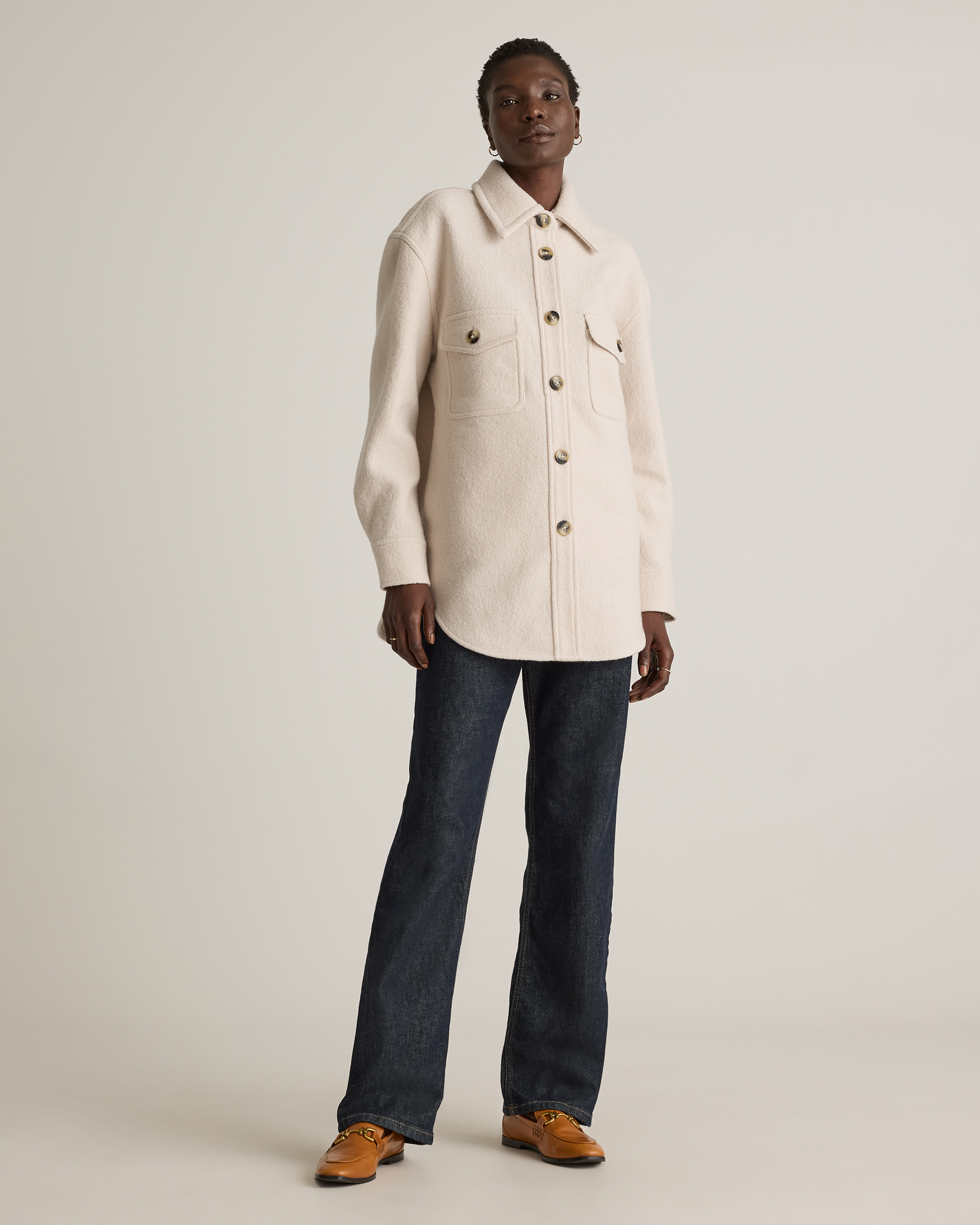 100% Merino Wool Shirt Jacket — Image 41