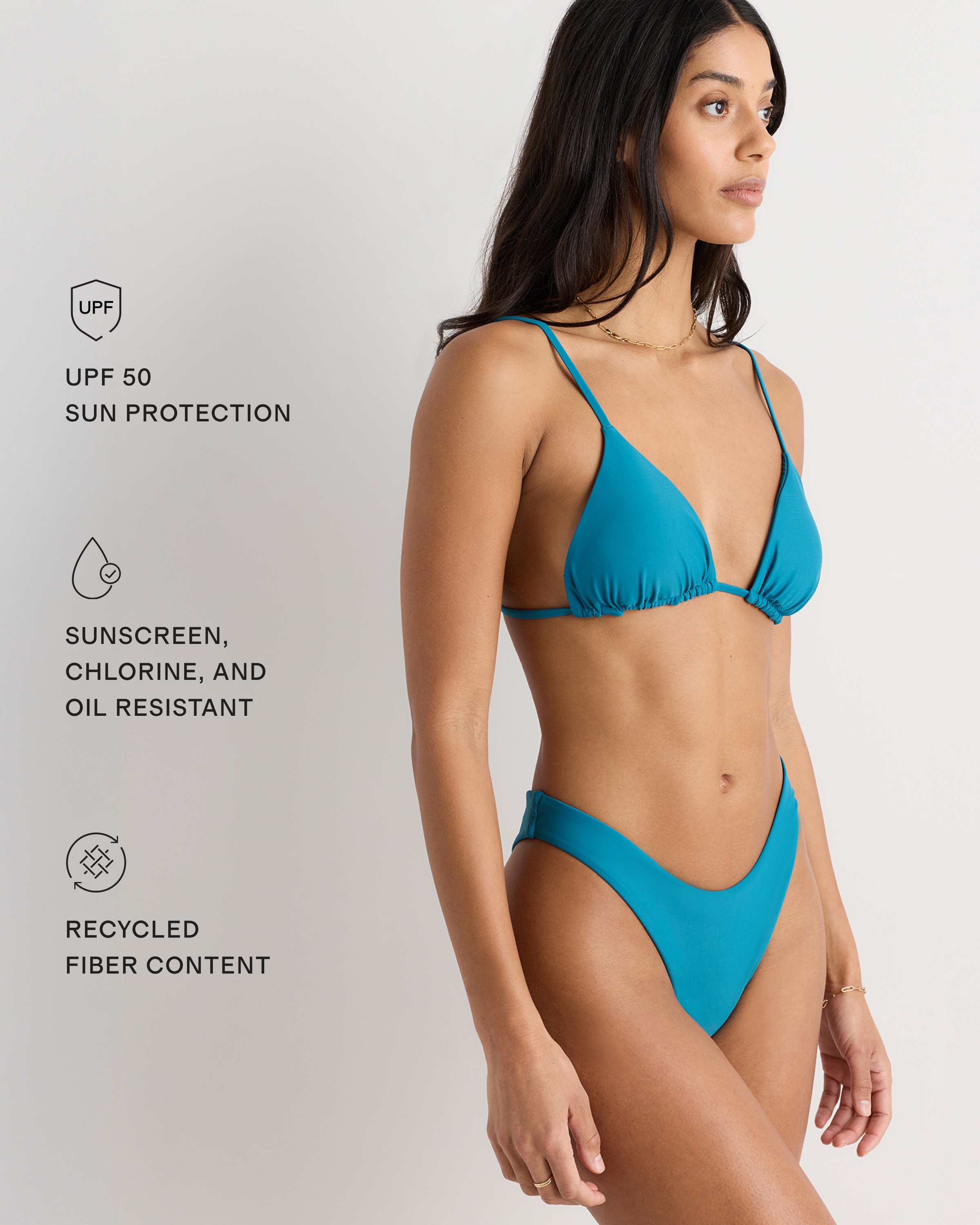Italian Triangle Bikini Top — Image 14