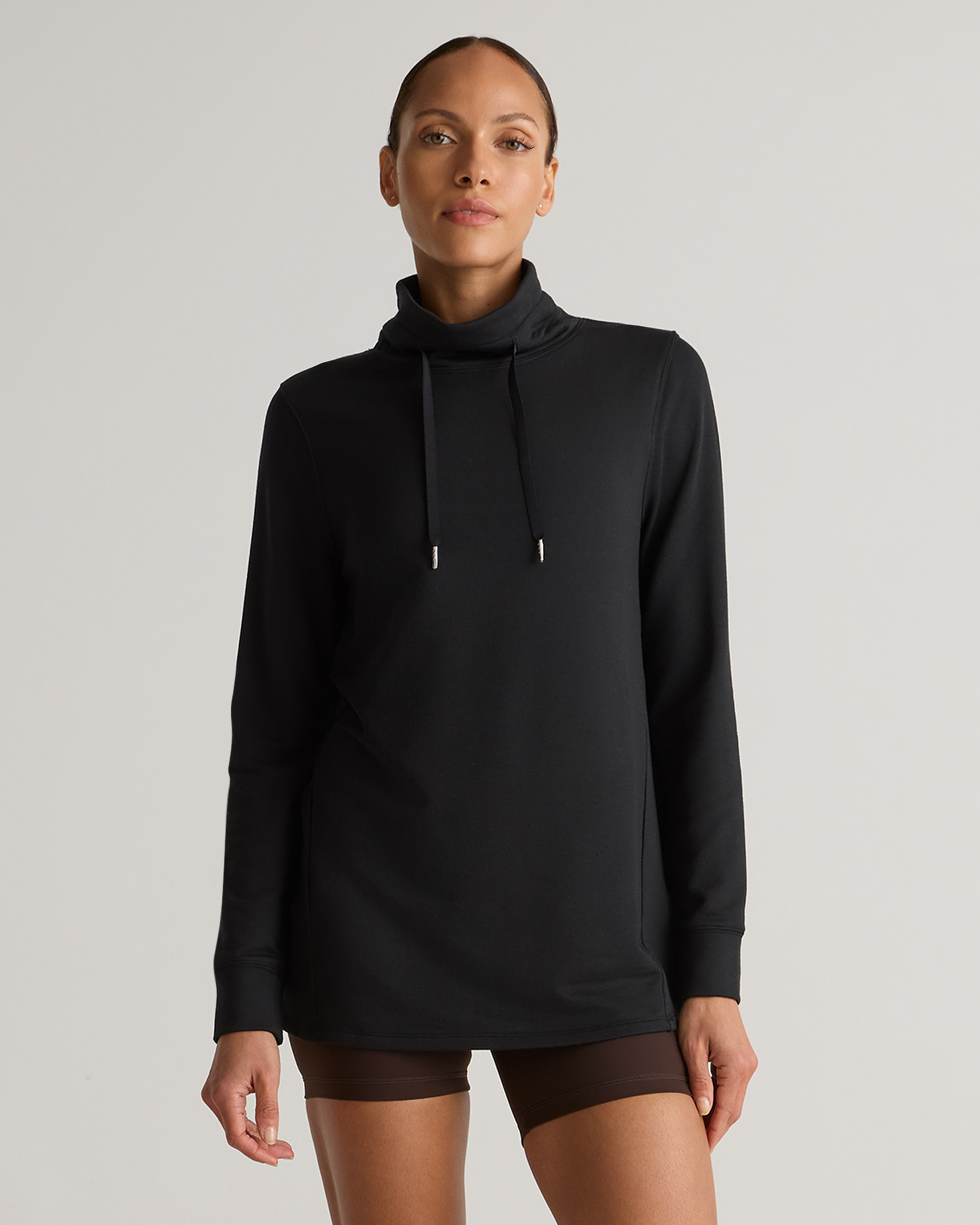 SuperSoft Fleece Mock Neck Pullover — Image 14