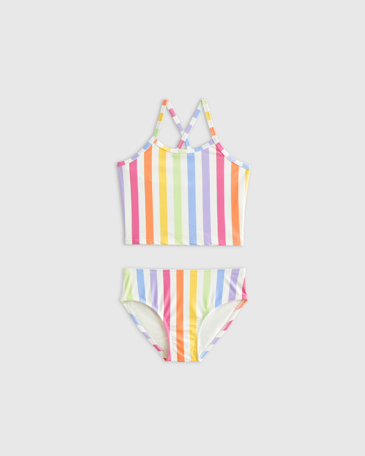 Tankini and Long Sleeve Raglan Rash Guard Set — Image 23
