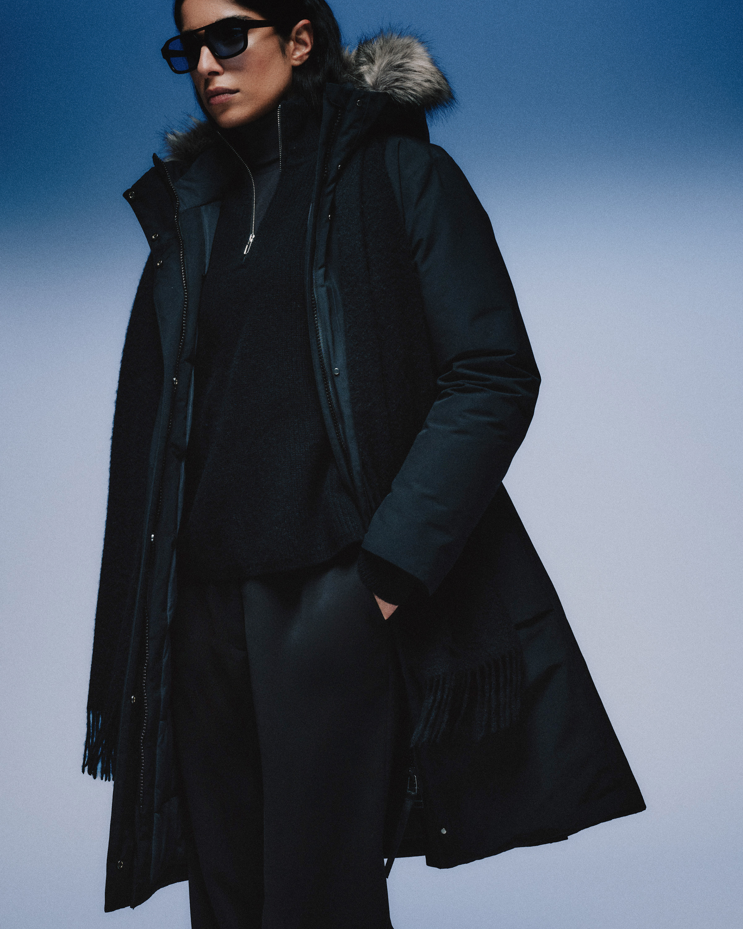 Responsible Down Hooded Long Parka — Image 8