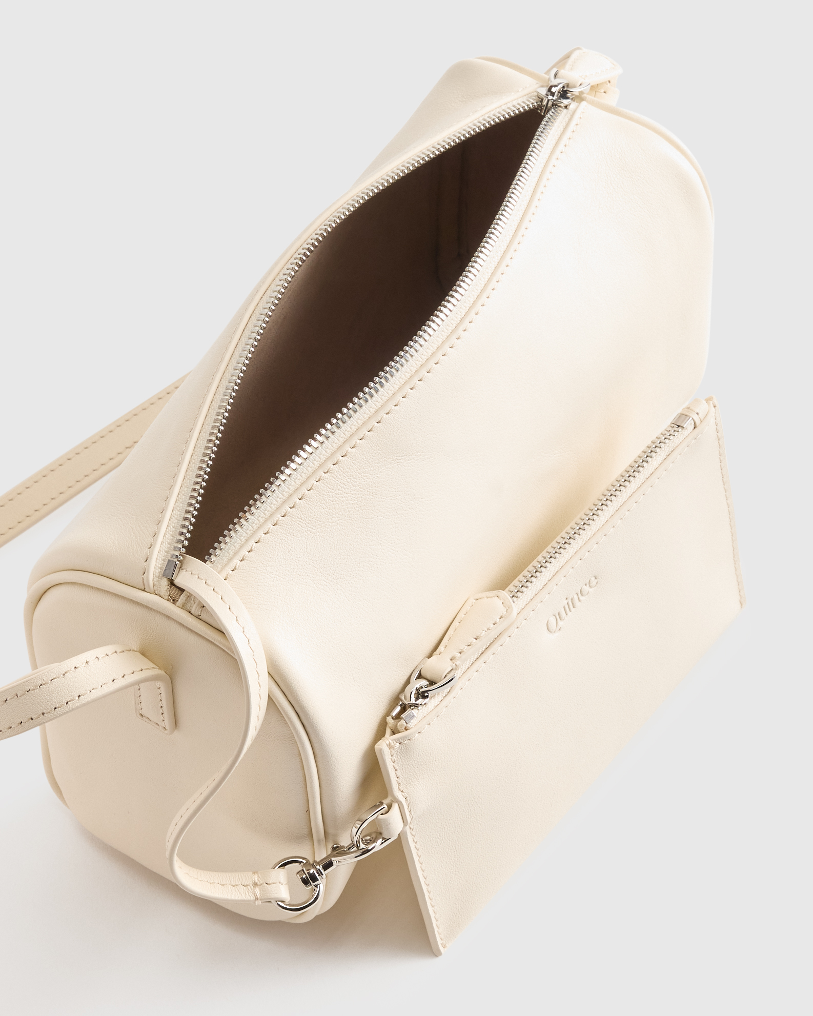 Italian Leather Mini Barrel Shoulder Bag — Image 18