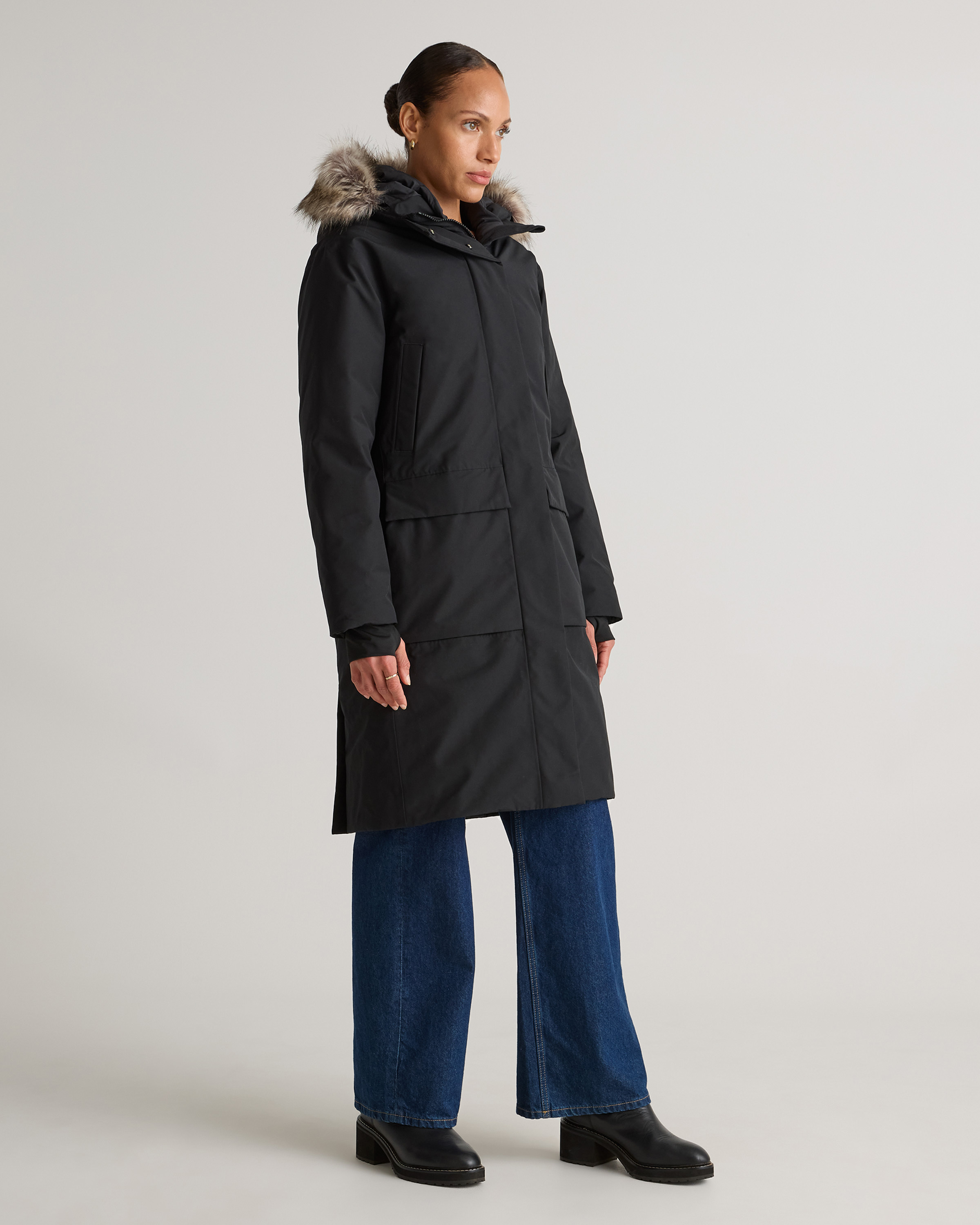 Responsible Down Hooded Long Parka — Image 50