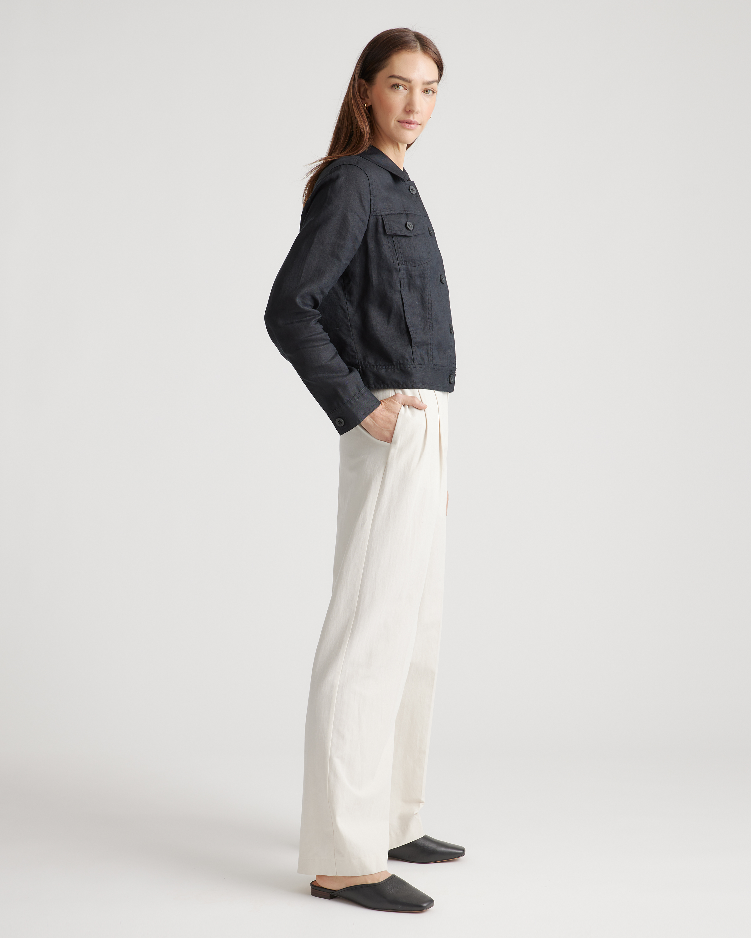 100% European Linen Jacket — Image 18