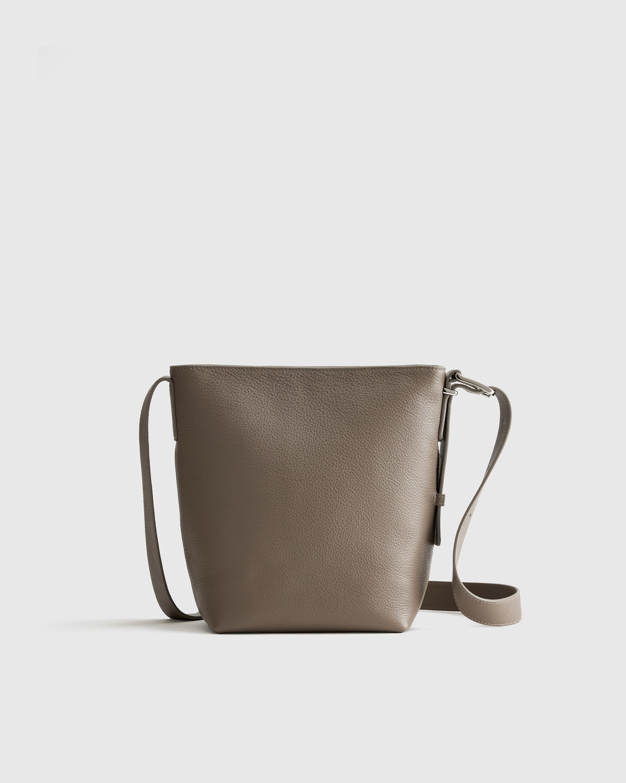 Italian Leather Bucket Crossbody — Image 12