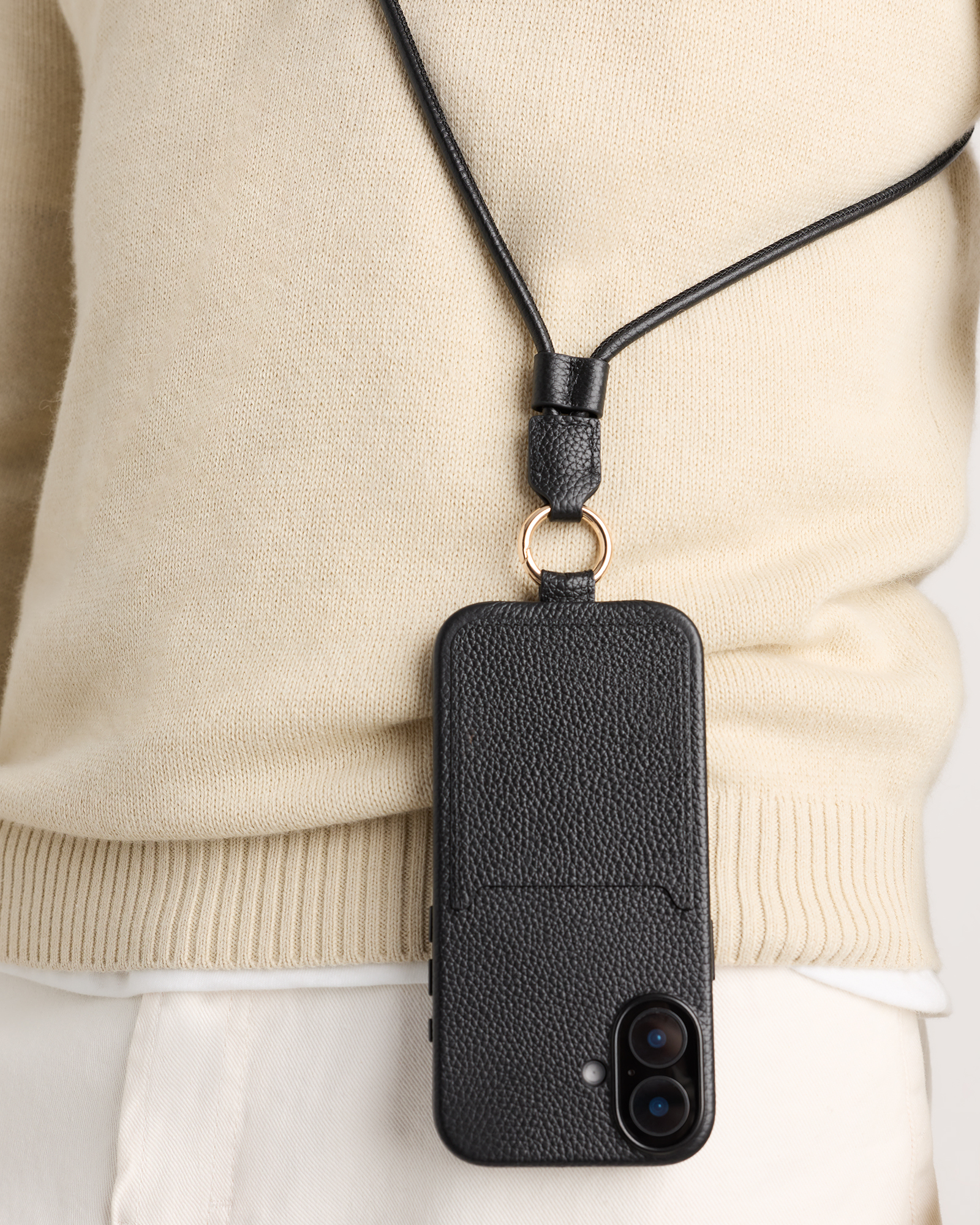 Italian Leather Phone Crossbody Case — Image 3