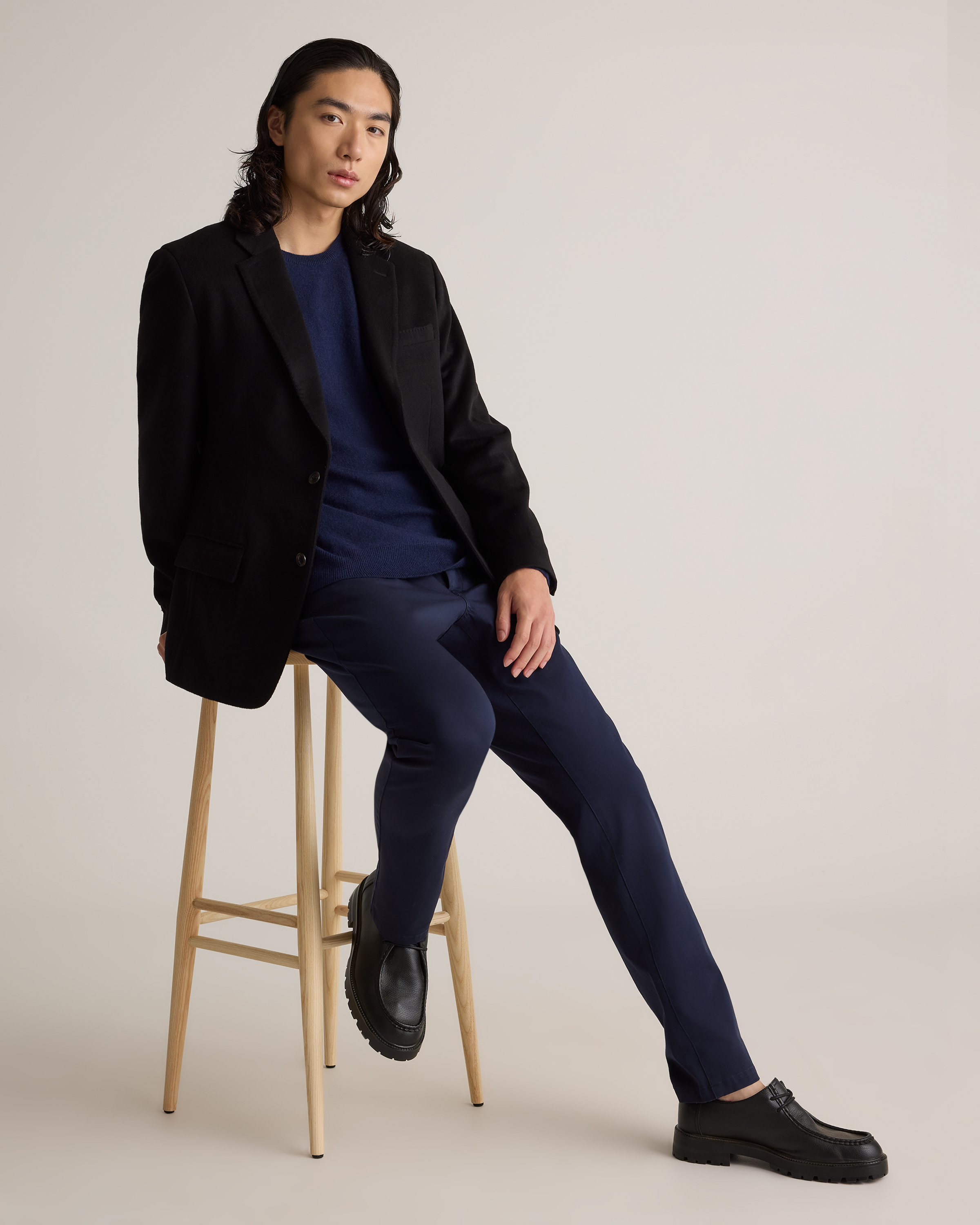 100% Mongolian Cashmere Blazer — Image 10