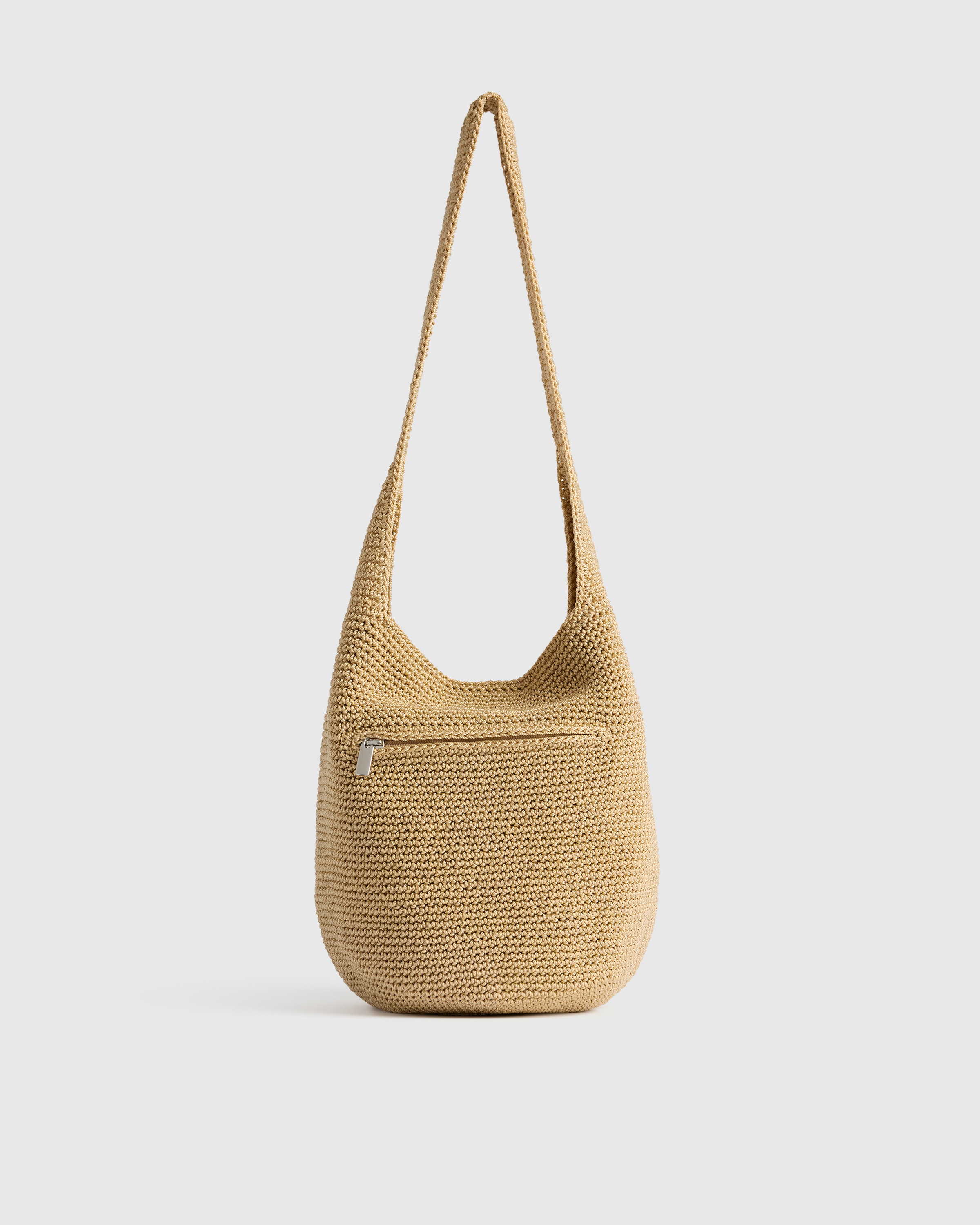 Hand Crochet Hobo Shoulder Bag — Image 20