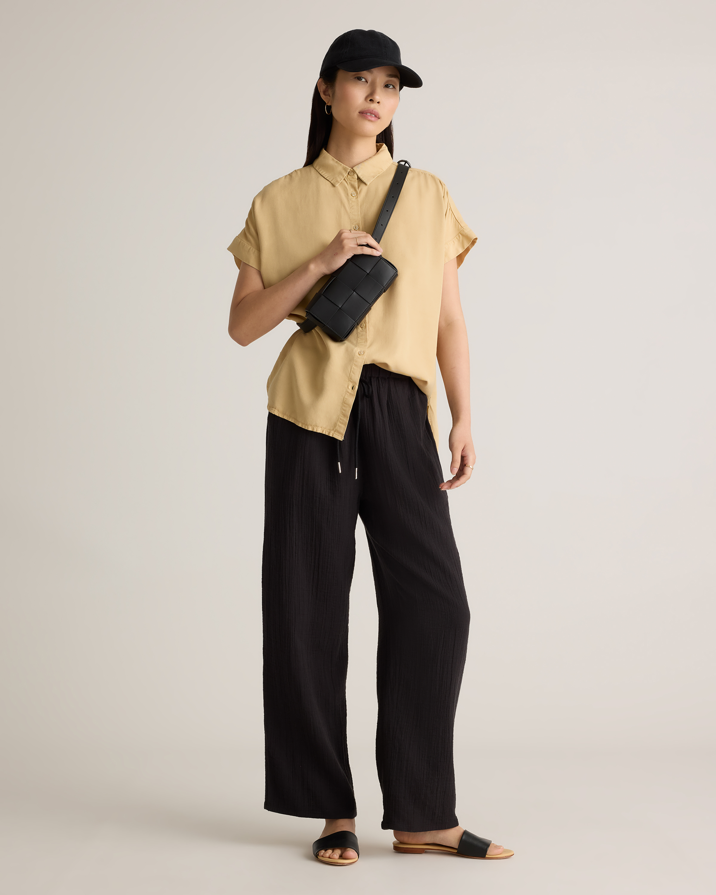 Italian Leather Handwoven Box Belt Bag — Image 12