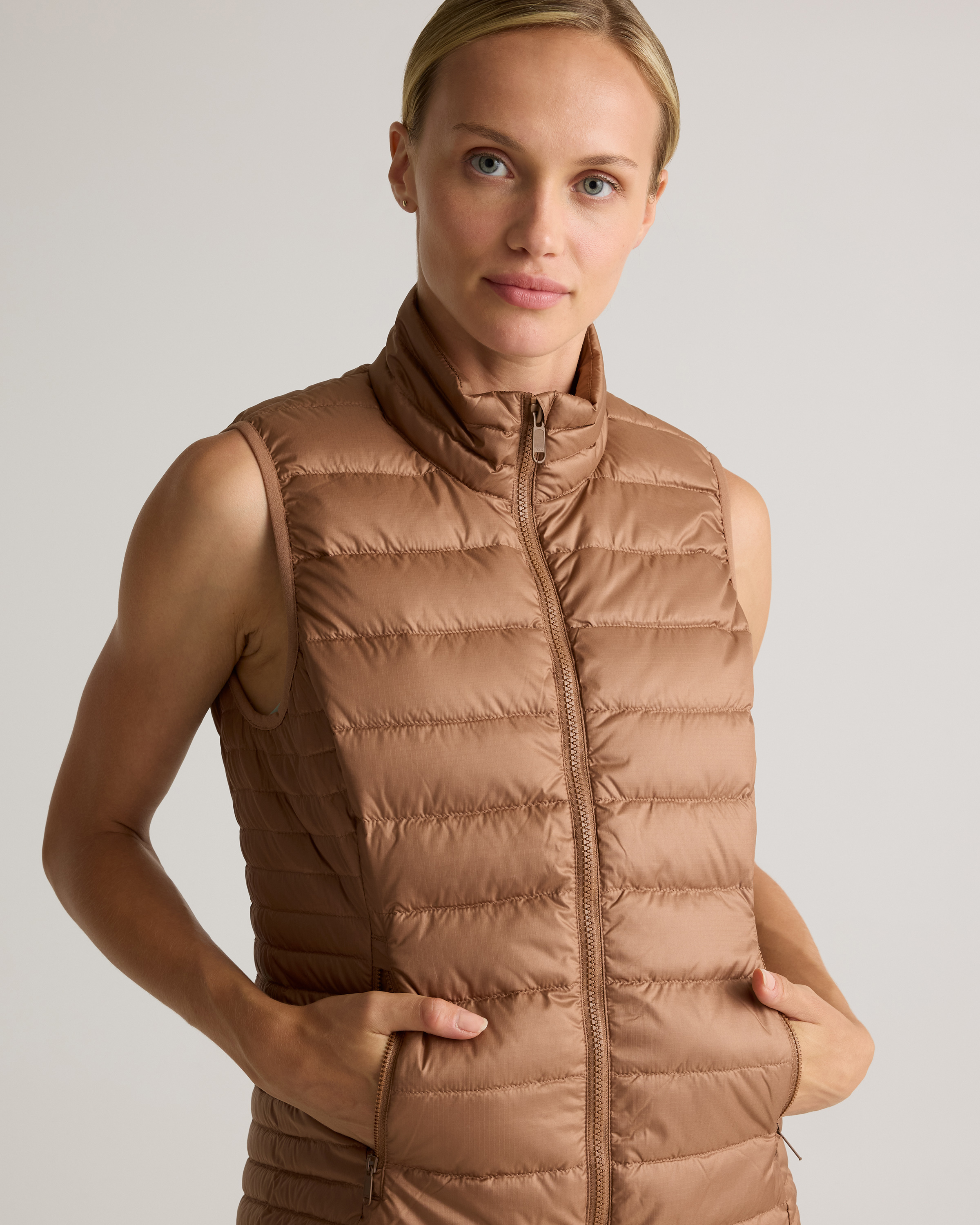 Lightweight Down Packable Puffer Vest — Image 7