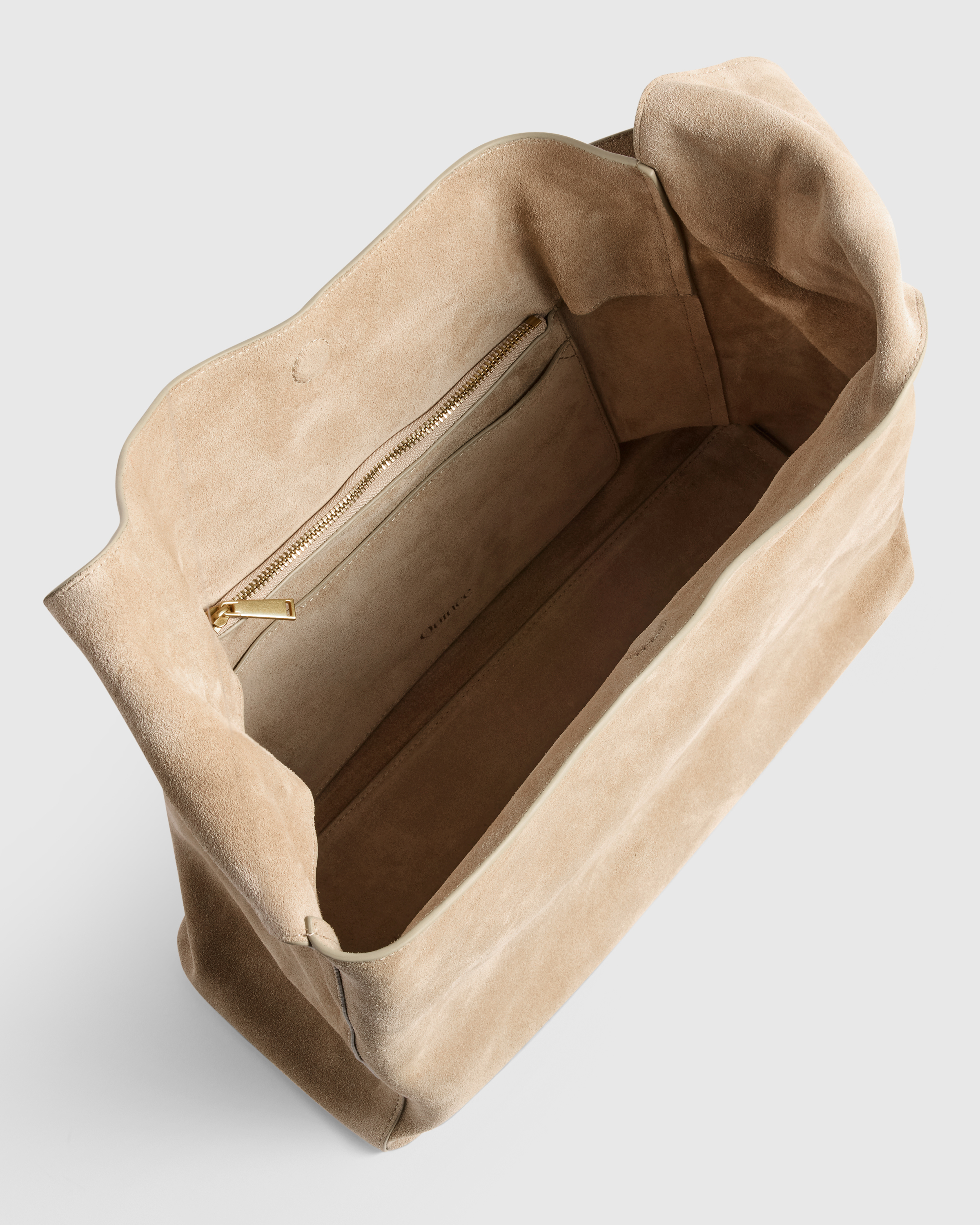 Italian Suede Slouchy Shoulder Bag — Image 10