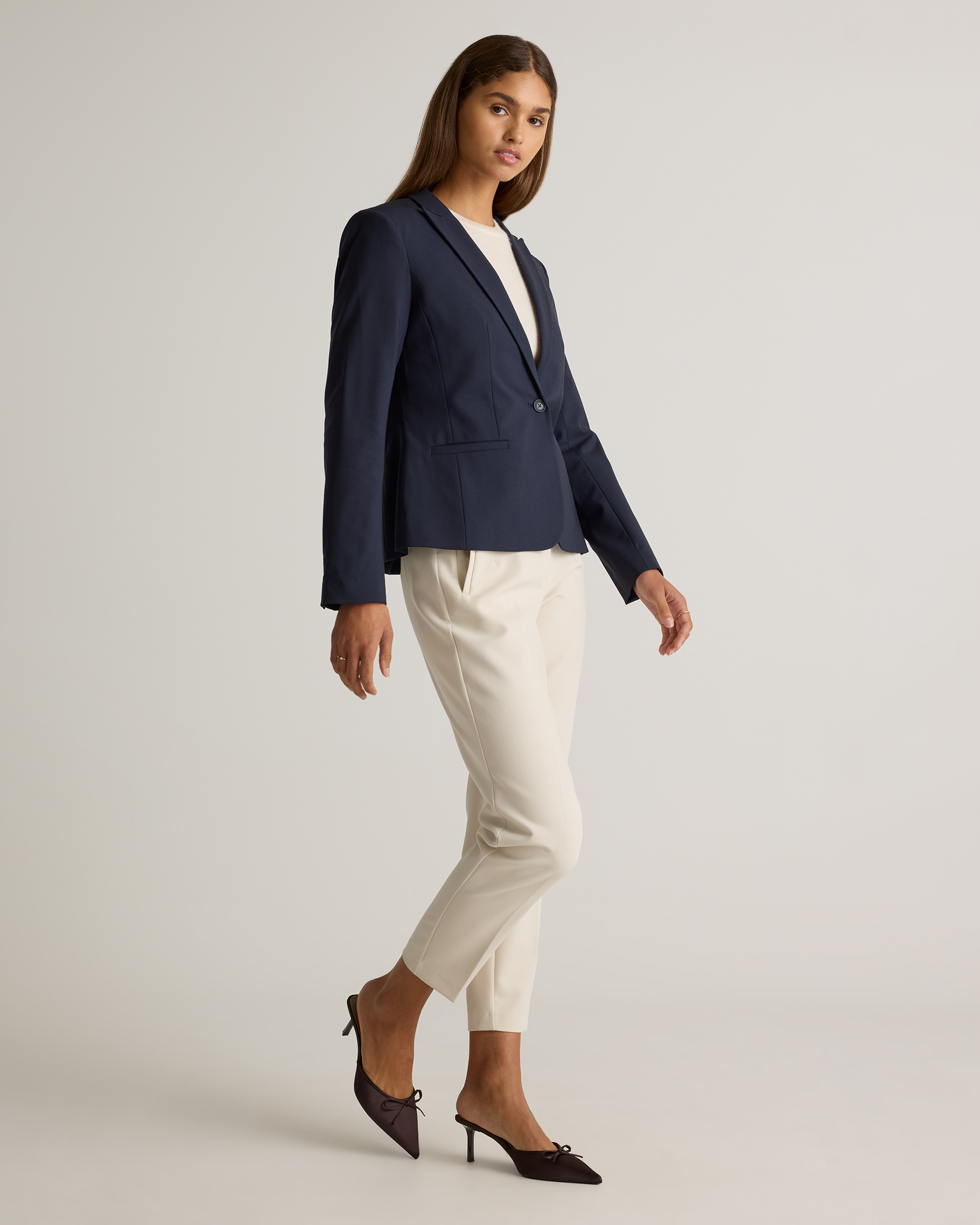 Italian Wool Tailored Blazer — Image 27