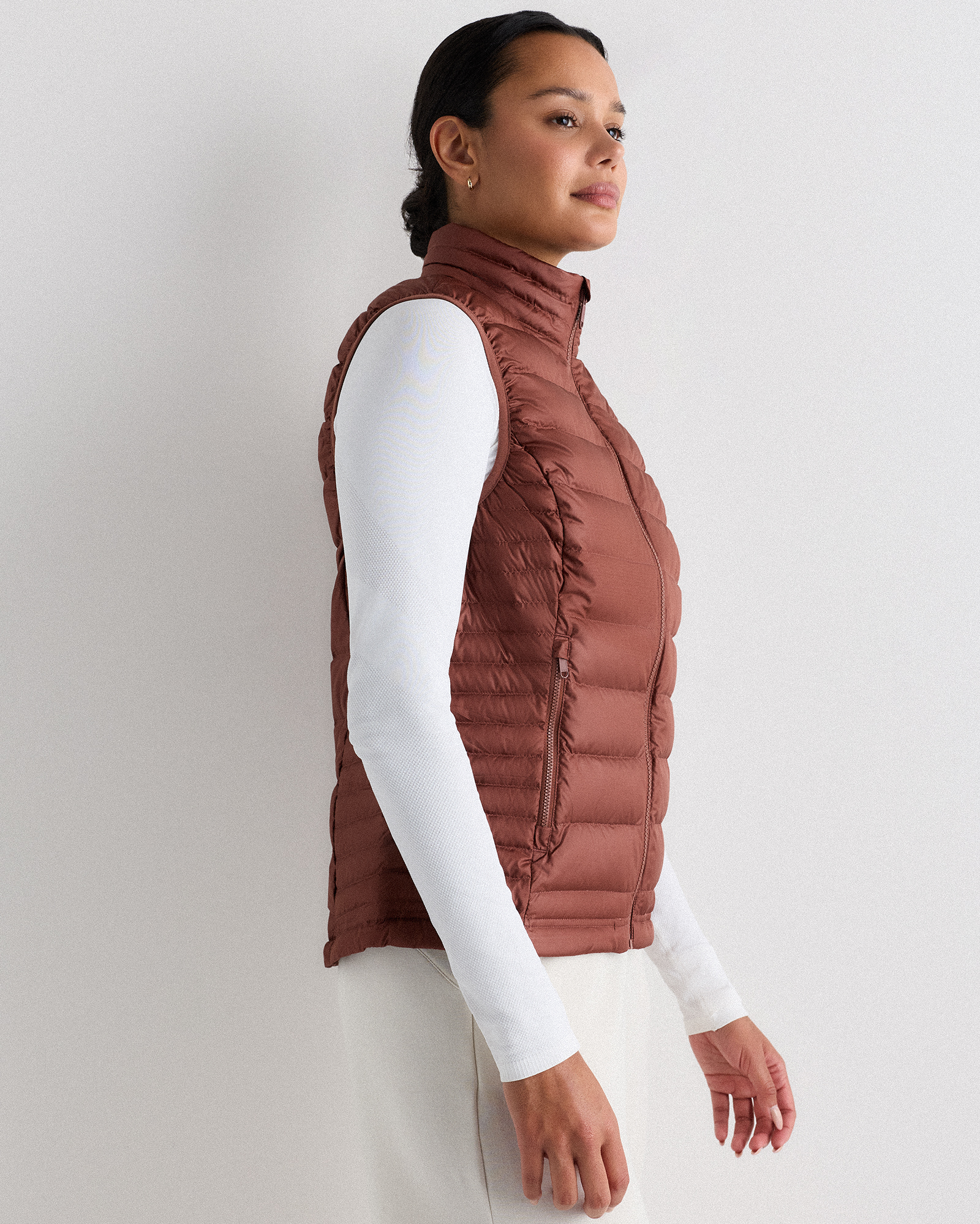 Lightweight Down Packable Puffer Vest — Image 14