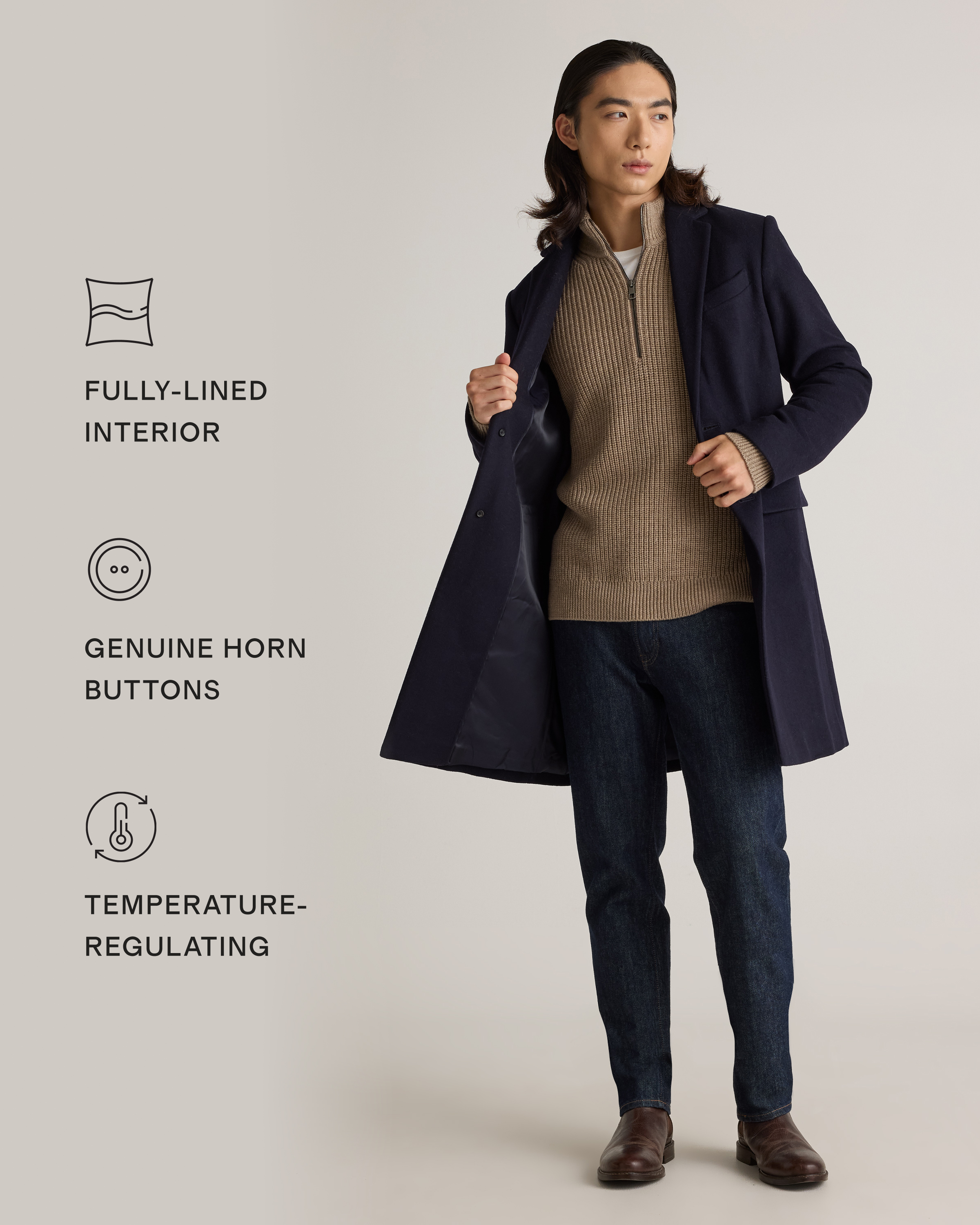 Italian Wool Overcoat — Image 8