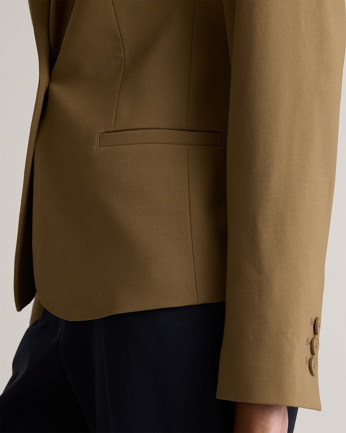 Italian Wool Tailored Blazer — Image 40