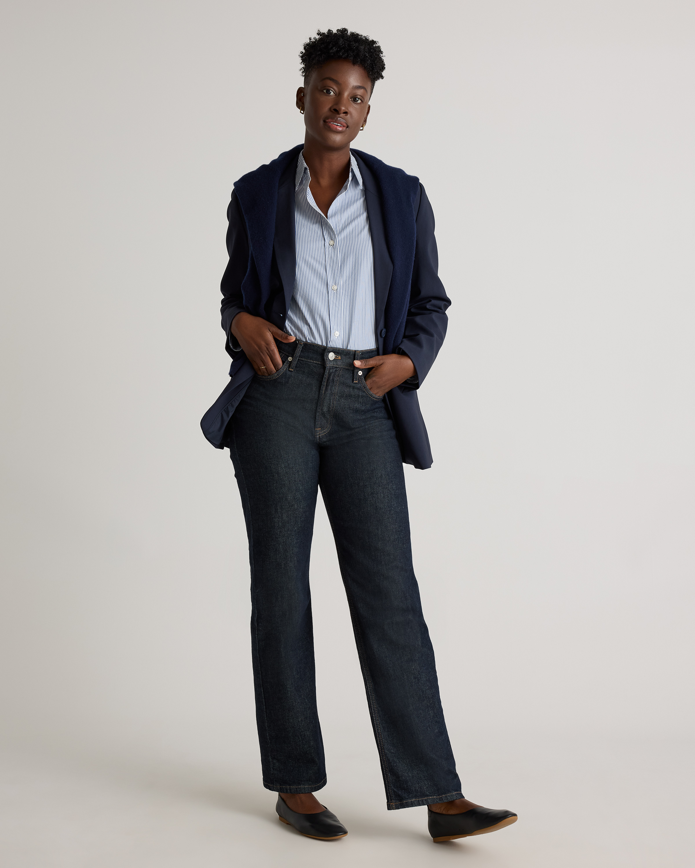 Italian Wool Long Blazer — Image 14