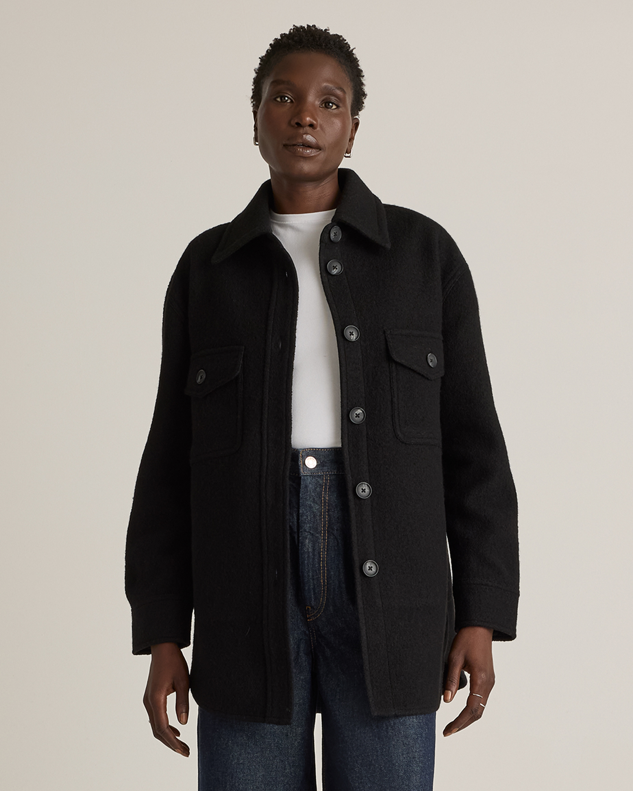 100% Merino Wool Shirt Jacket — Image 34