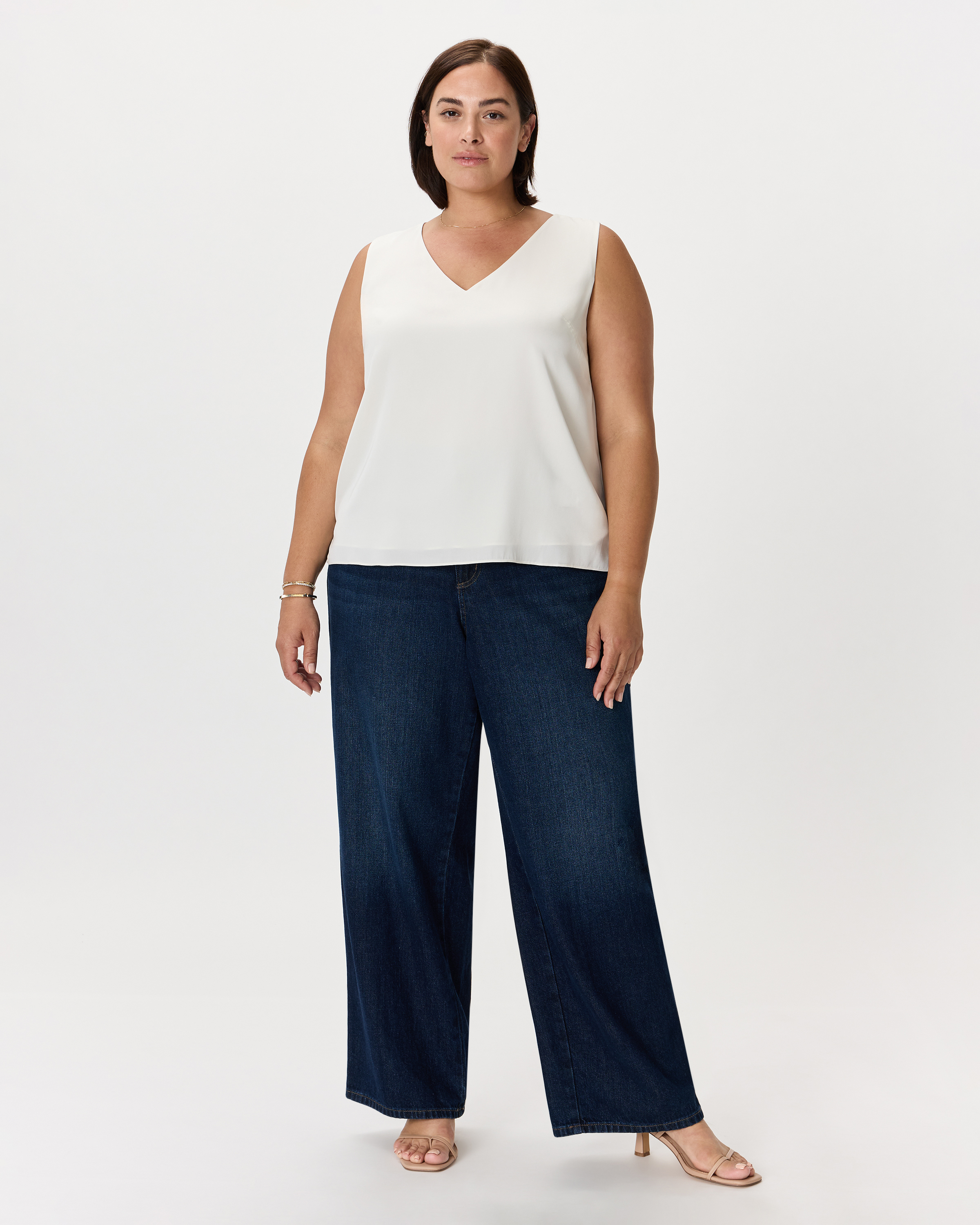 Washable Stretch Silk Tank — Image 9