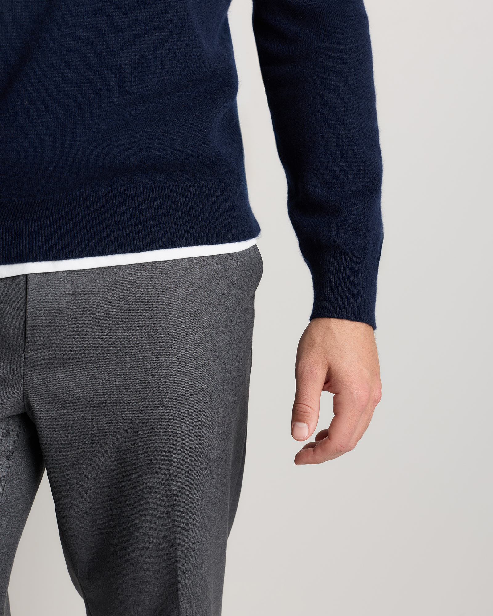 Mongolian Cashmere Crewneck Sweater — Image 25