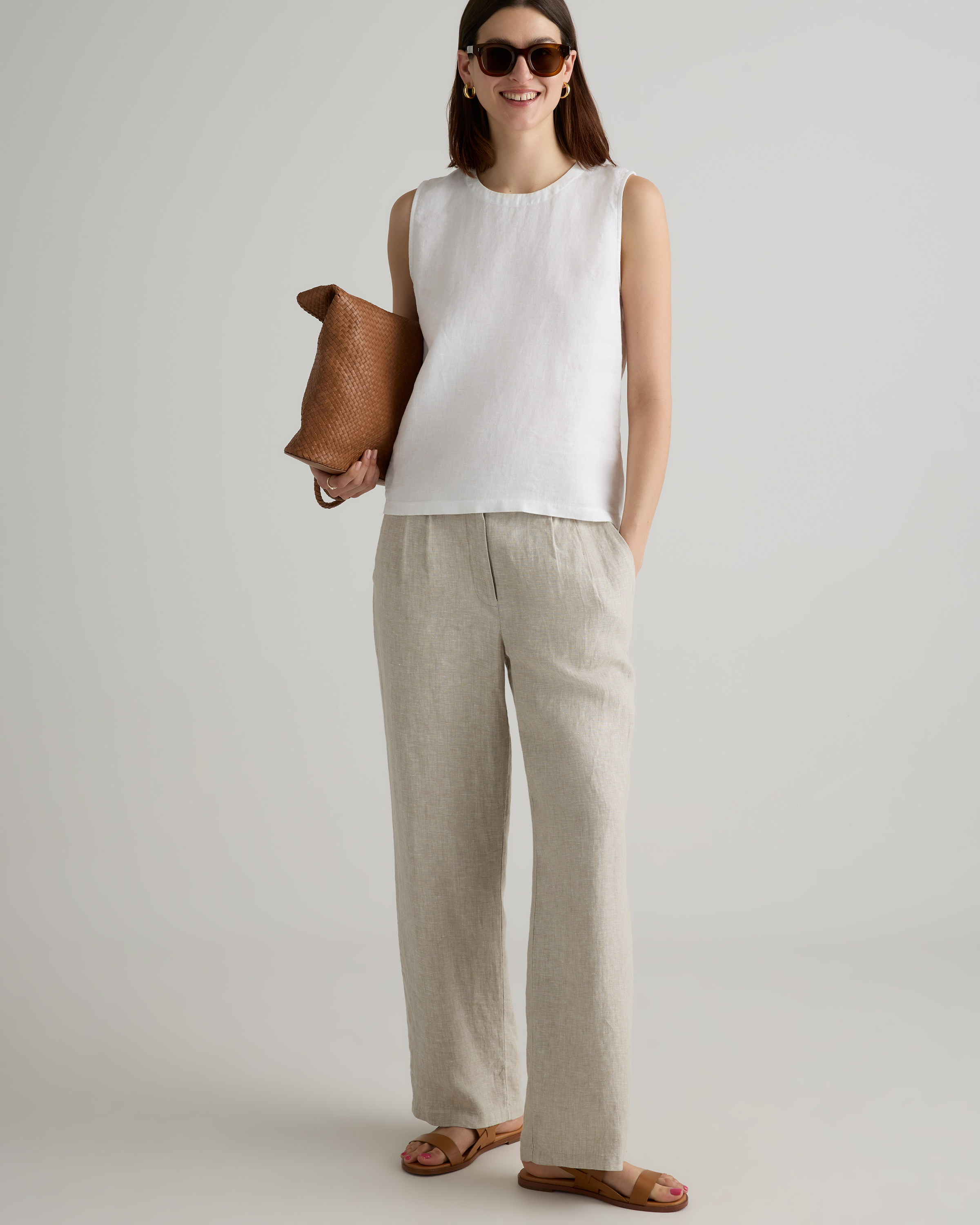 100% European Linen Tank — Image 33