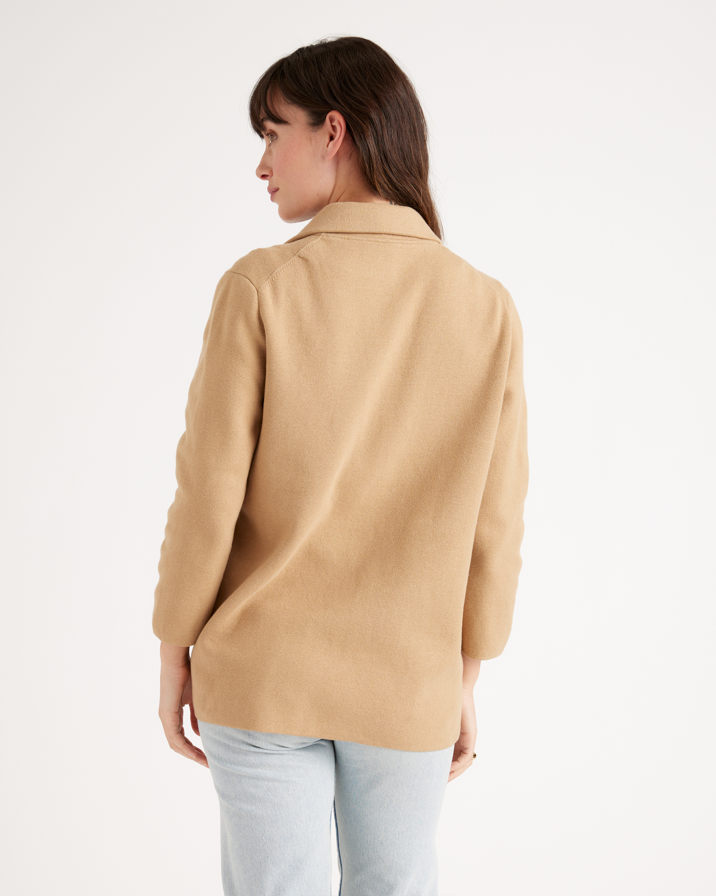 100% Organic Cotton Knit Blazer — Image 5