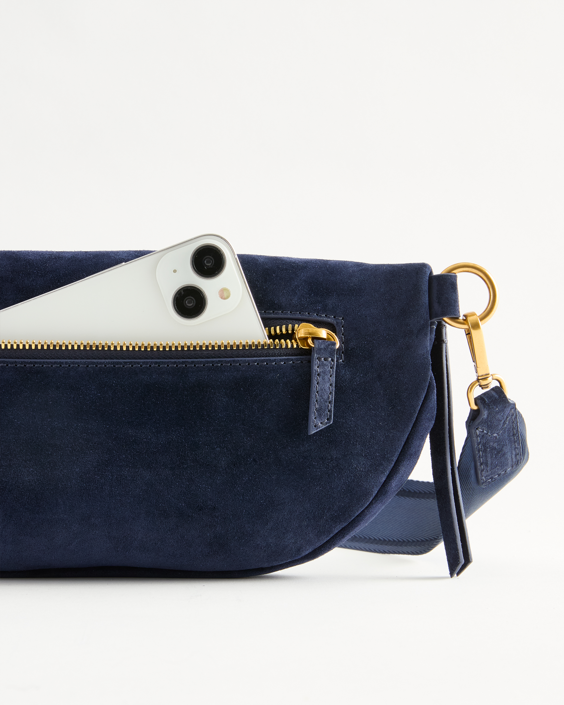 Italian Suede Sling Bag — Image 5