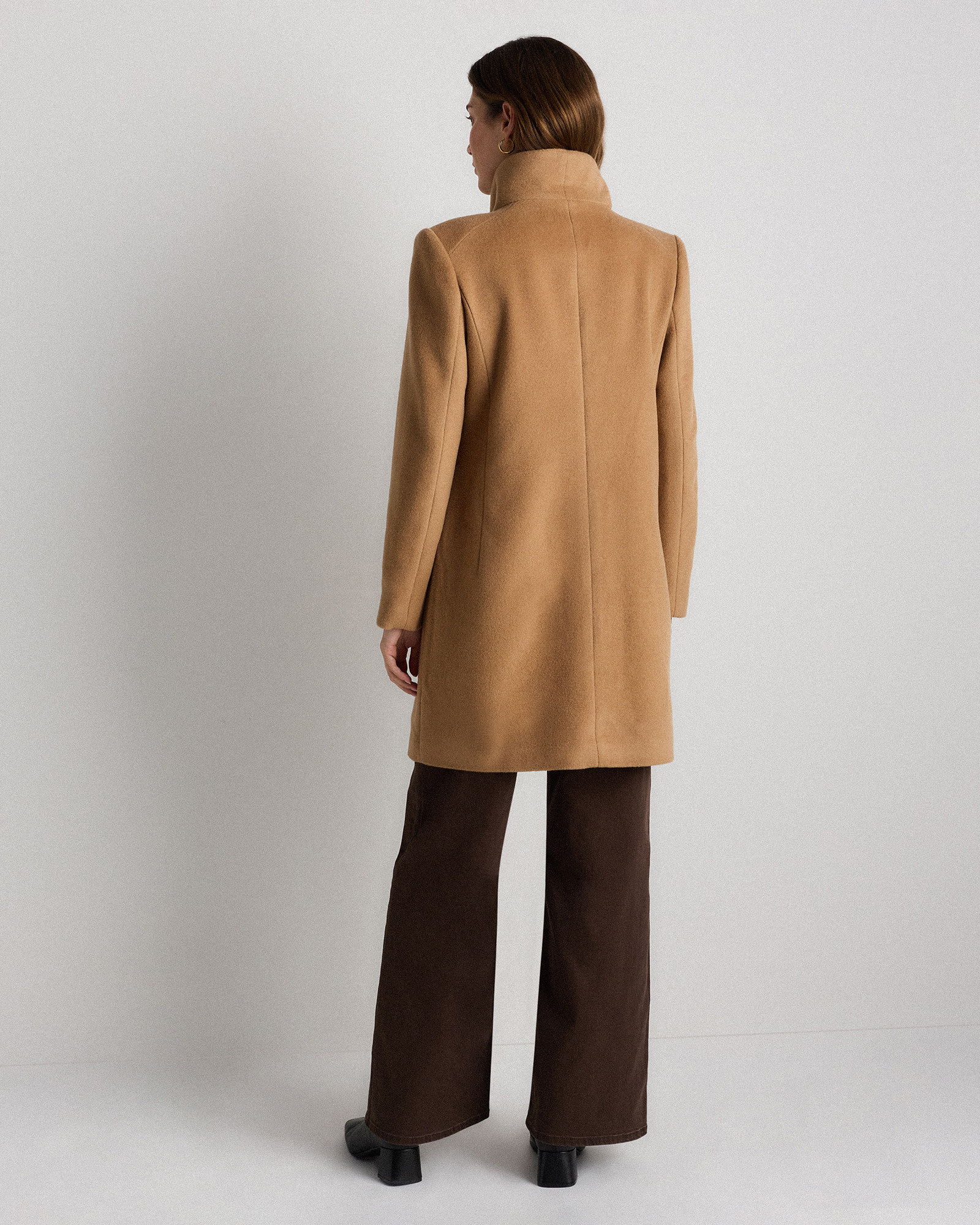 Wool Cashmere Cocoon Coat — Image 29