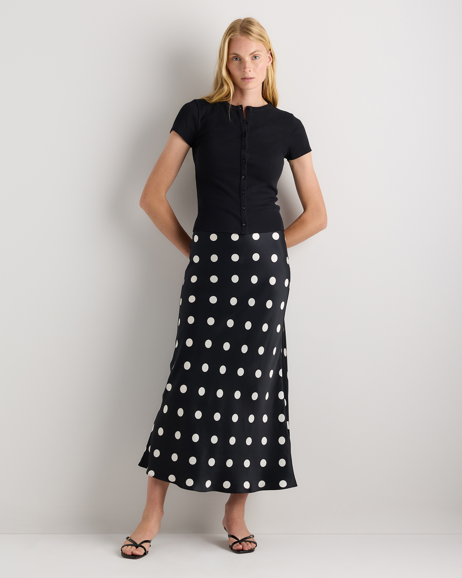 100% Washable Silk Maxi Skirt — Image 55
