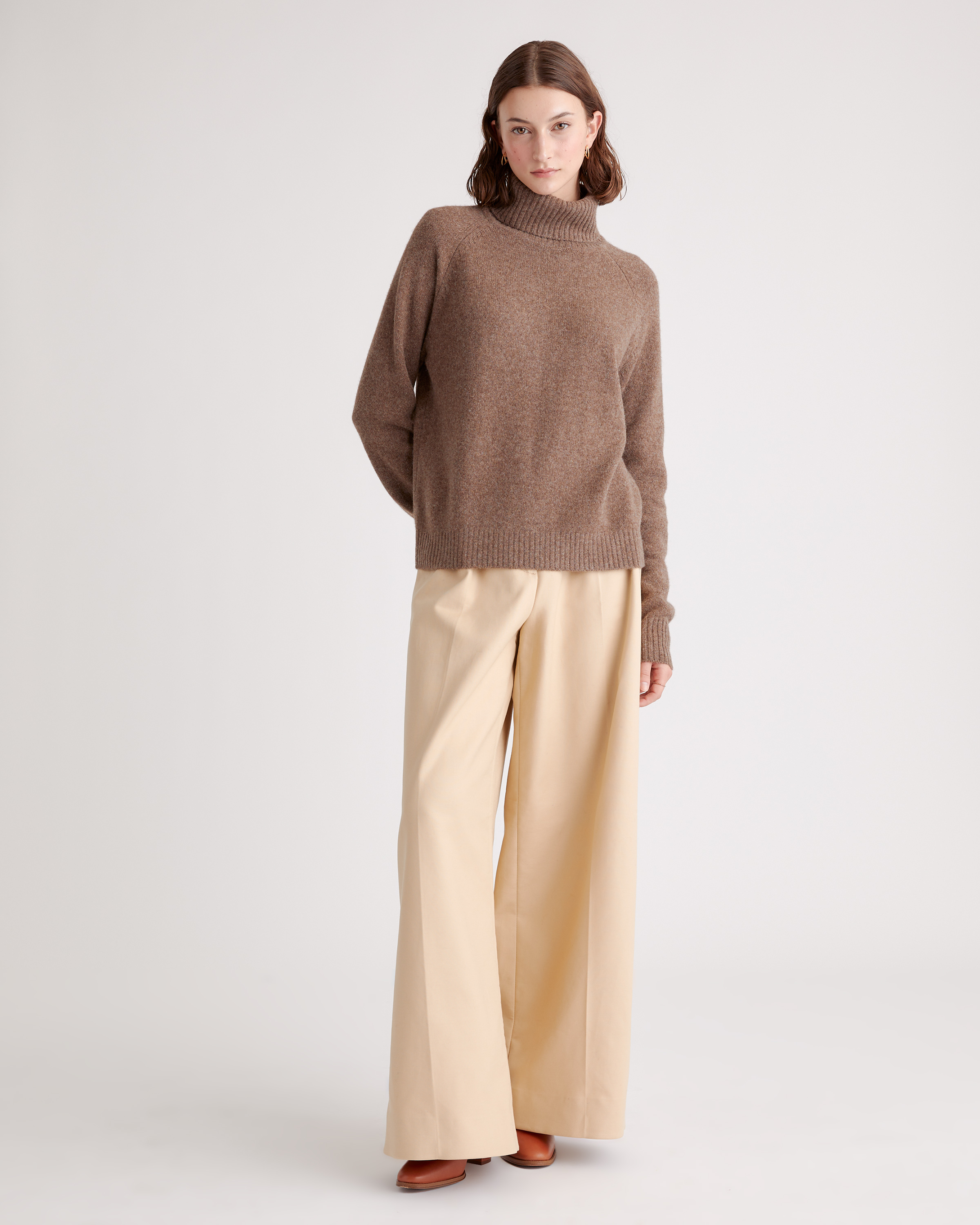 100% Yak Wool Turtleneck Sweater — Image 10