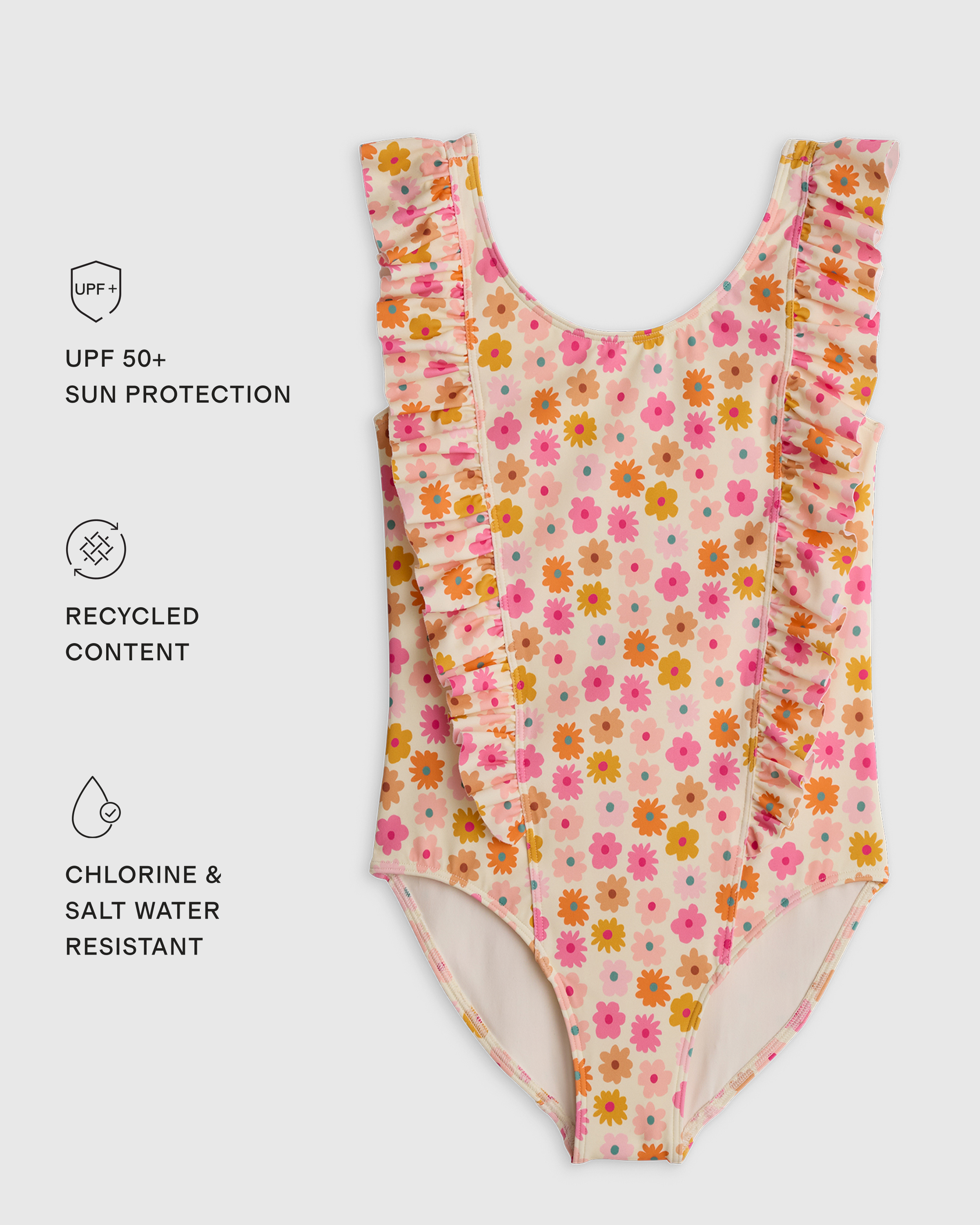 Ruffle One Piece Swimsuit — Image 9